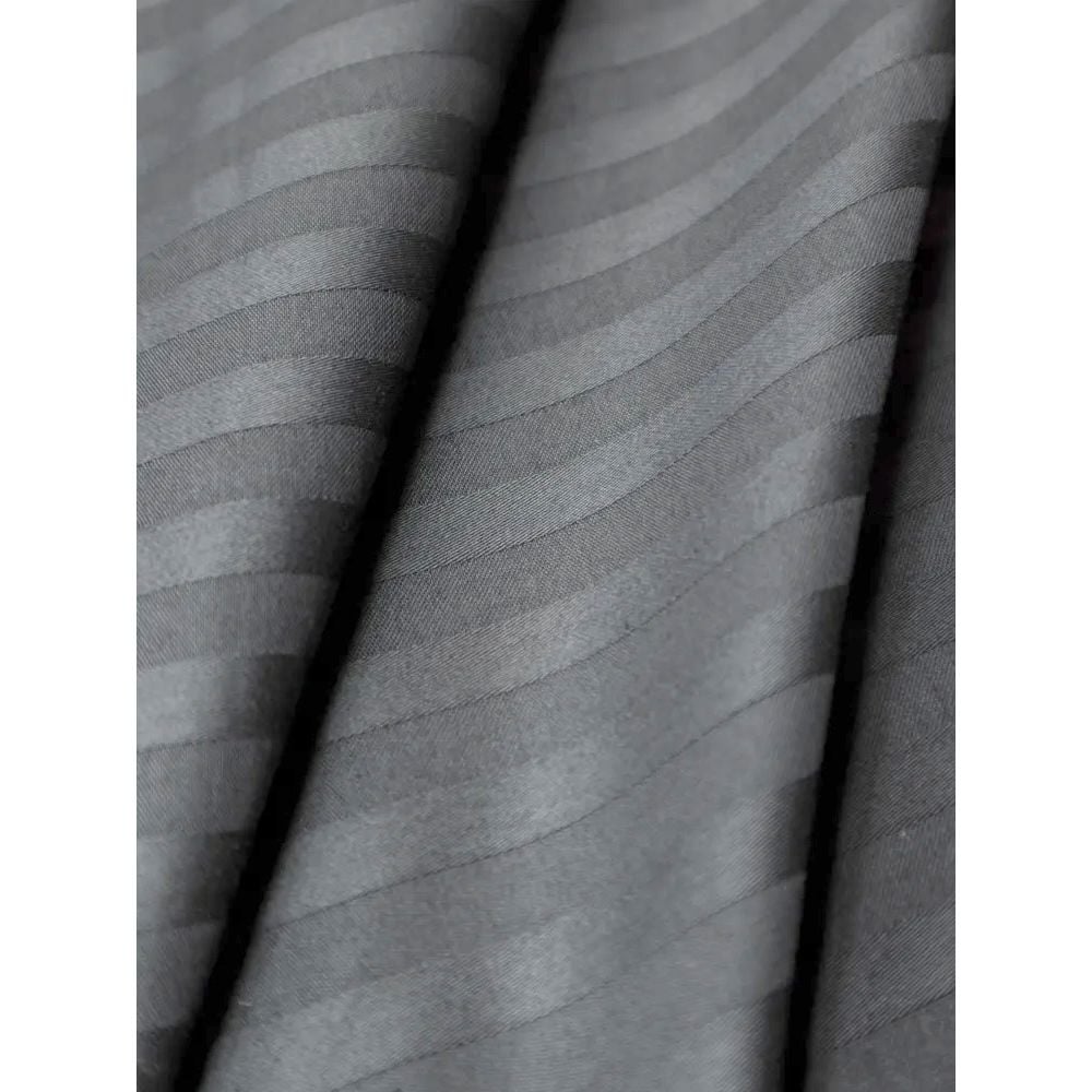 Простыня на резинке LightHouse Sateen Stripe Antracit 200х90 см черная (603708) - фото 3