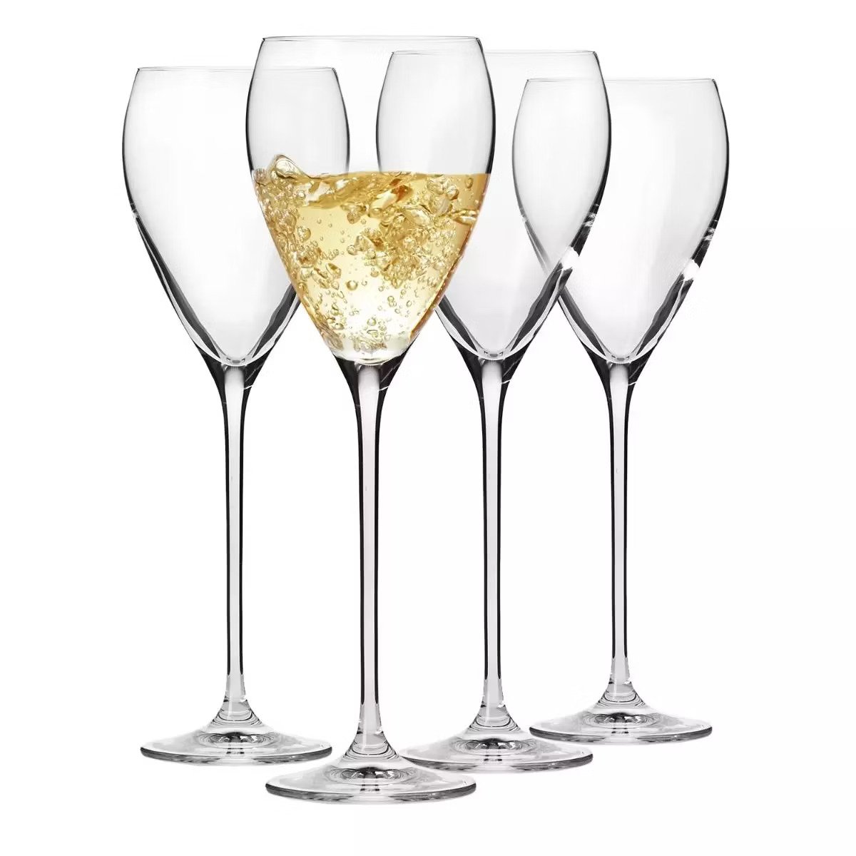 Набір келихів для вина Krosno Perla Elegance, скло, 280 мл, 4 шт. (911694) - фото 1