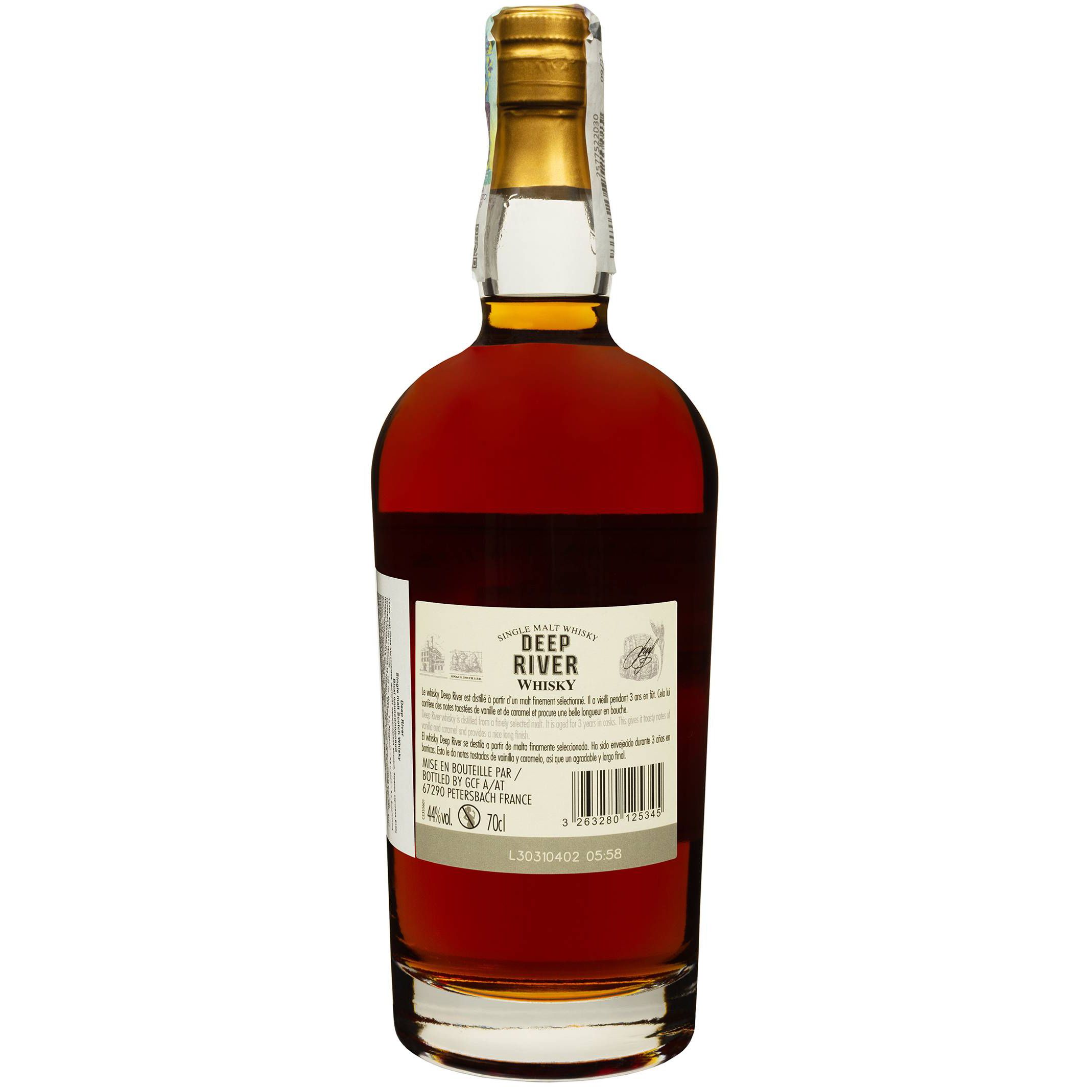 Виски Deep River Single Malt 44% 0.7 л - фото 2