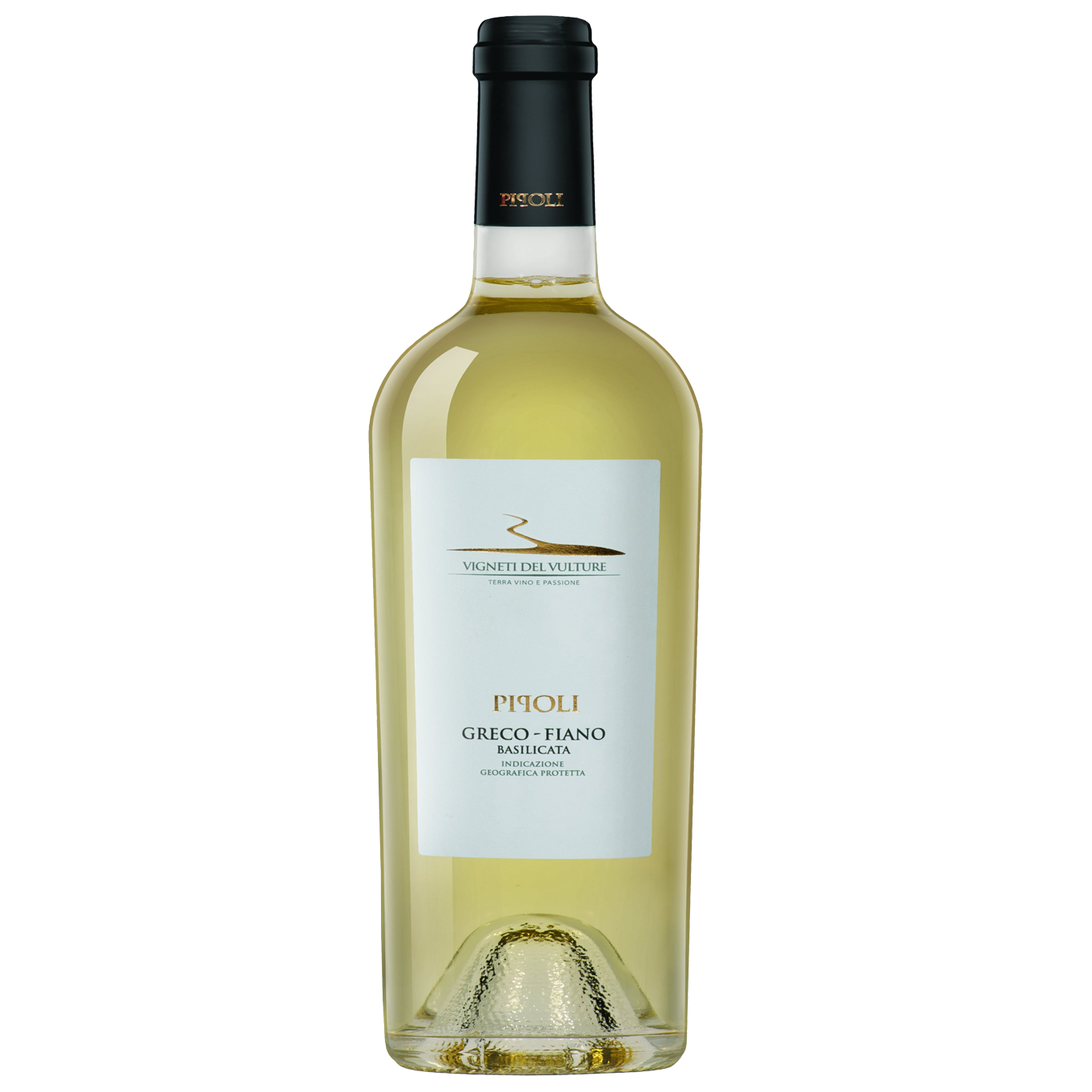 Вино Vigneti Del Vulture Pipoli Greco Fiano Basilicata, біле, сухе, 12%, 0,75 л - фото 1