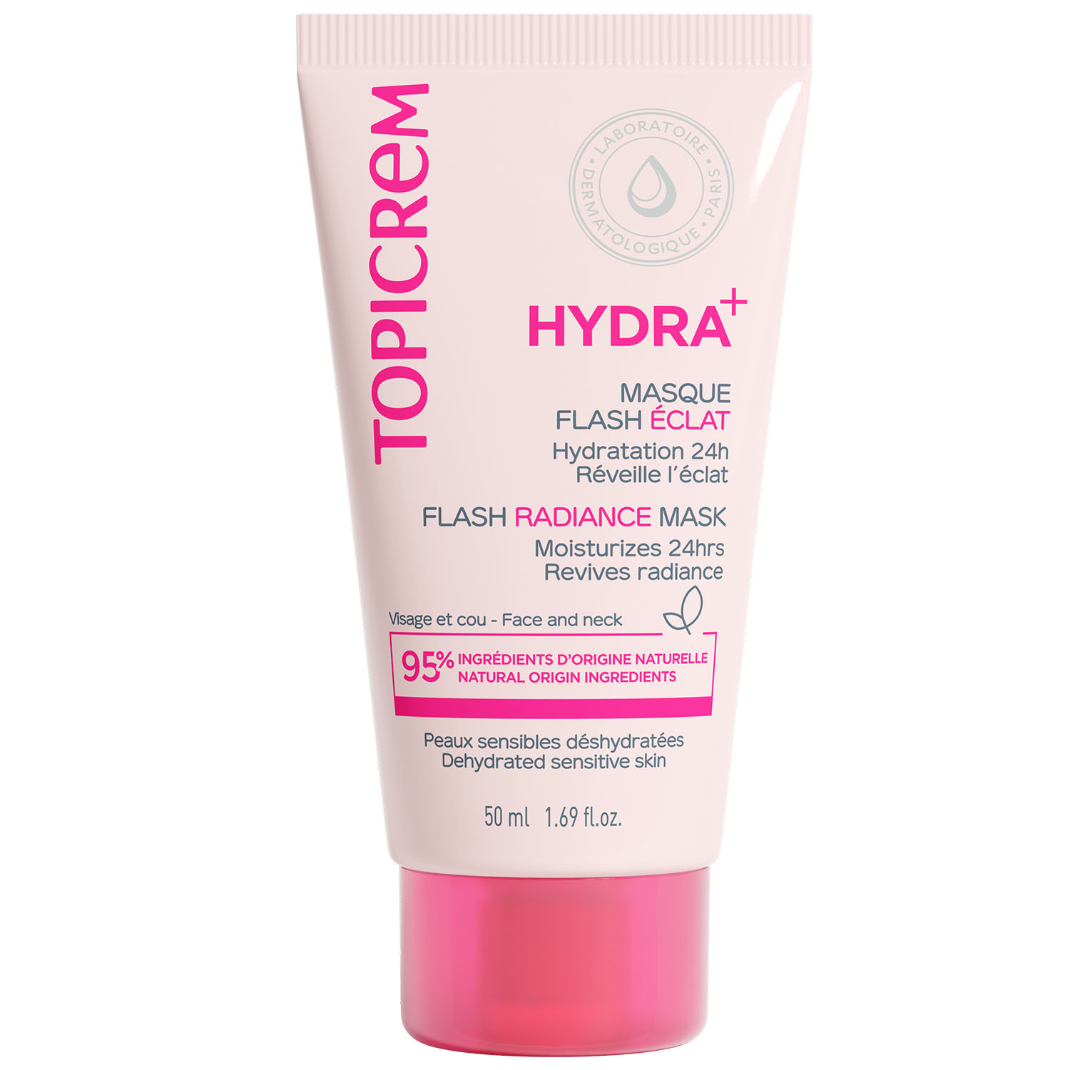 Маска Topicrem Hydra+ Moisturizing Radiance Mask для сяйва шкіри обличчя зволожувальна 50 мл - фото 1