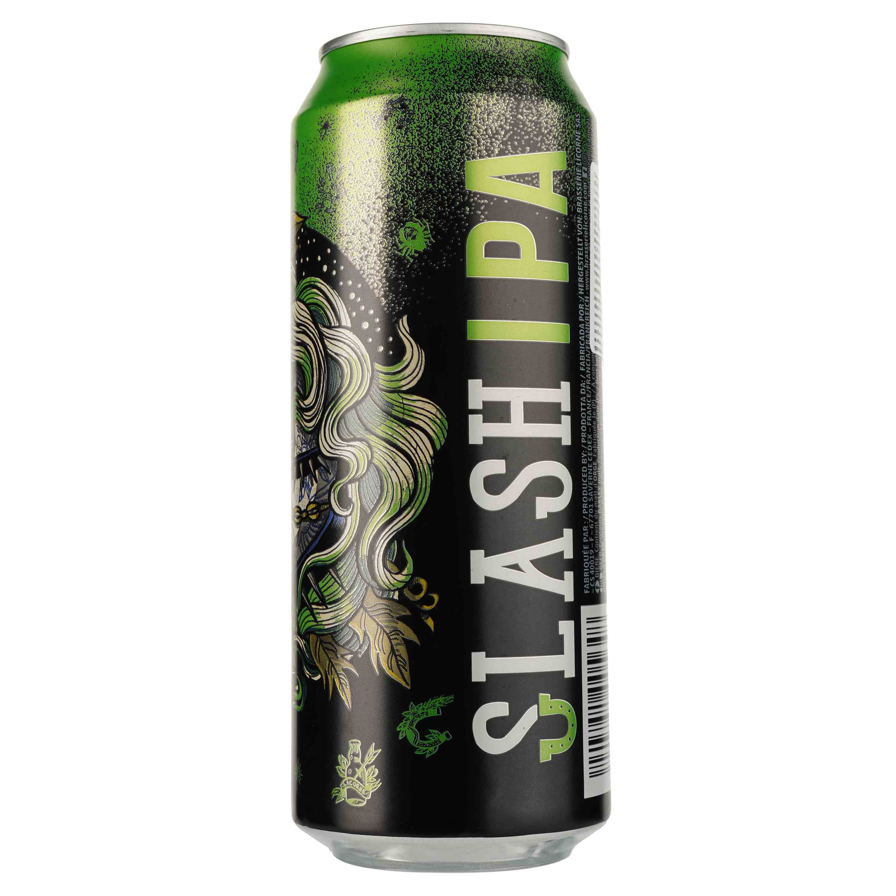 Пиво Slash IPA светлое, 5.9%, ж/б, 0.5 л - фото 2