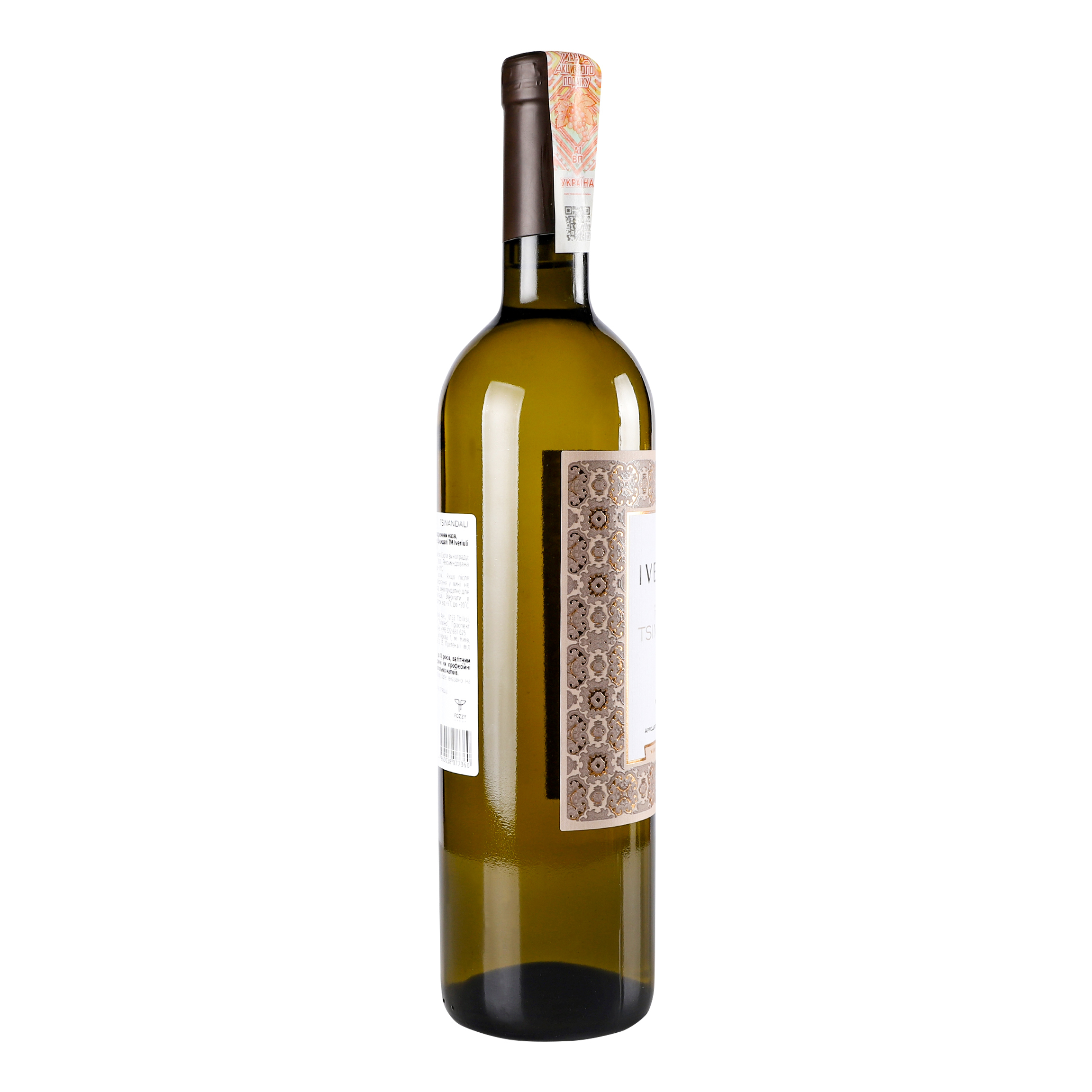 Вино Iveriuli Tsinandali, 12,5%, 0,75 л (526920) - фото 3