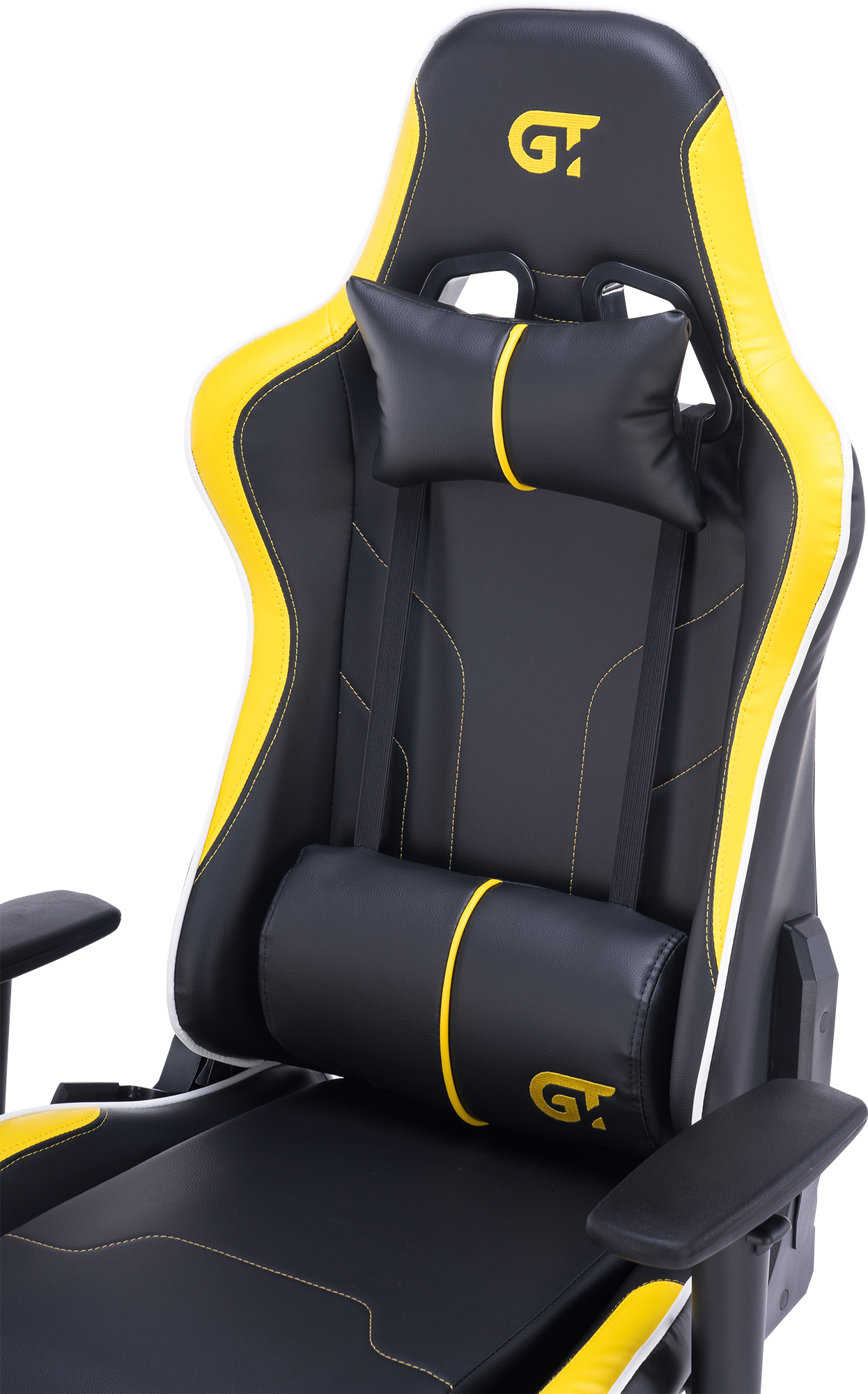 Геймерське крісло GT Racer чорне з жовтим (X-2528 Black/Yellow) - фото 9