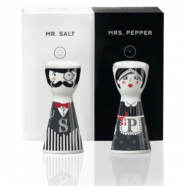 Набір для солі та перцю Ritzenhoff від Kathrin Stockebrand Mr. Salt & Mrs. Pepper, 7,5 см (1710069) - фото 1