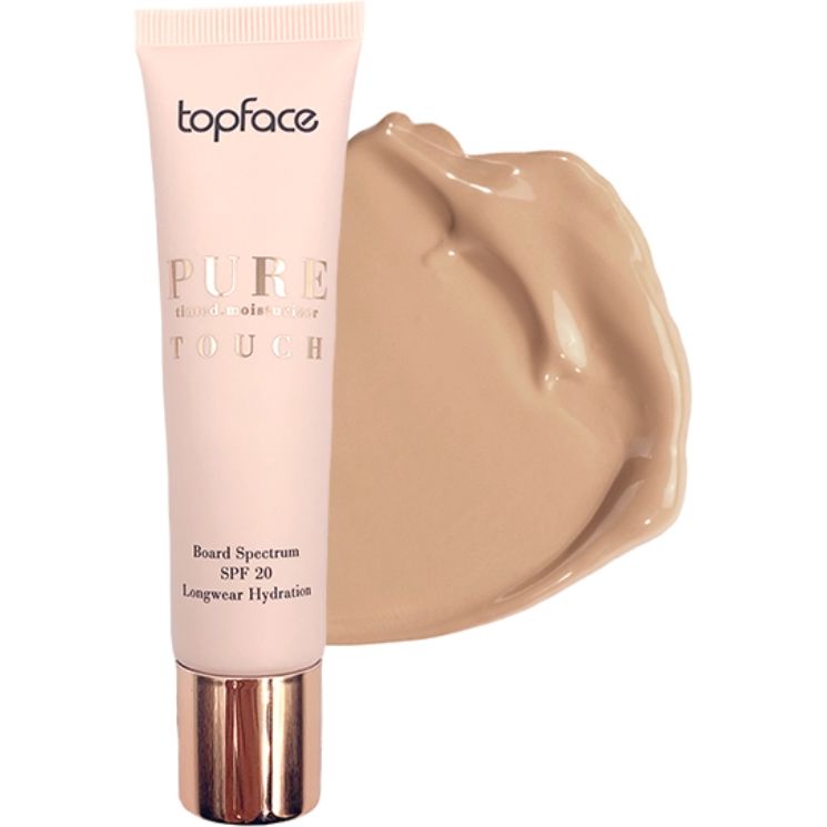 Тональний крем TopFace Pure Touch Tinted Moisturizer PT566 відтінок 004, 30 мл - фото 2