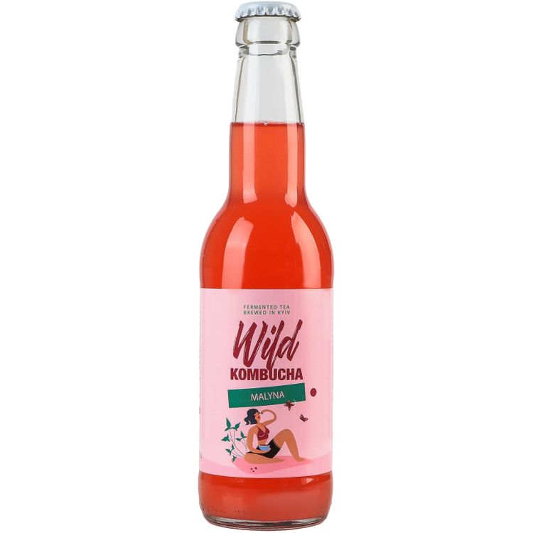 Набор: Комбуча Wild Kombucha Малина 330 мл + Комбуча Wild Kombucha Ройбуш кофе 330 мл + Комбуча Wild Kombucha Цитрус 330 мл + Комбуча Wild Kombucha Зеленый чай 330 мл + Комбуча Wild Kombucha Классическая 330 мл - фото 2