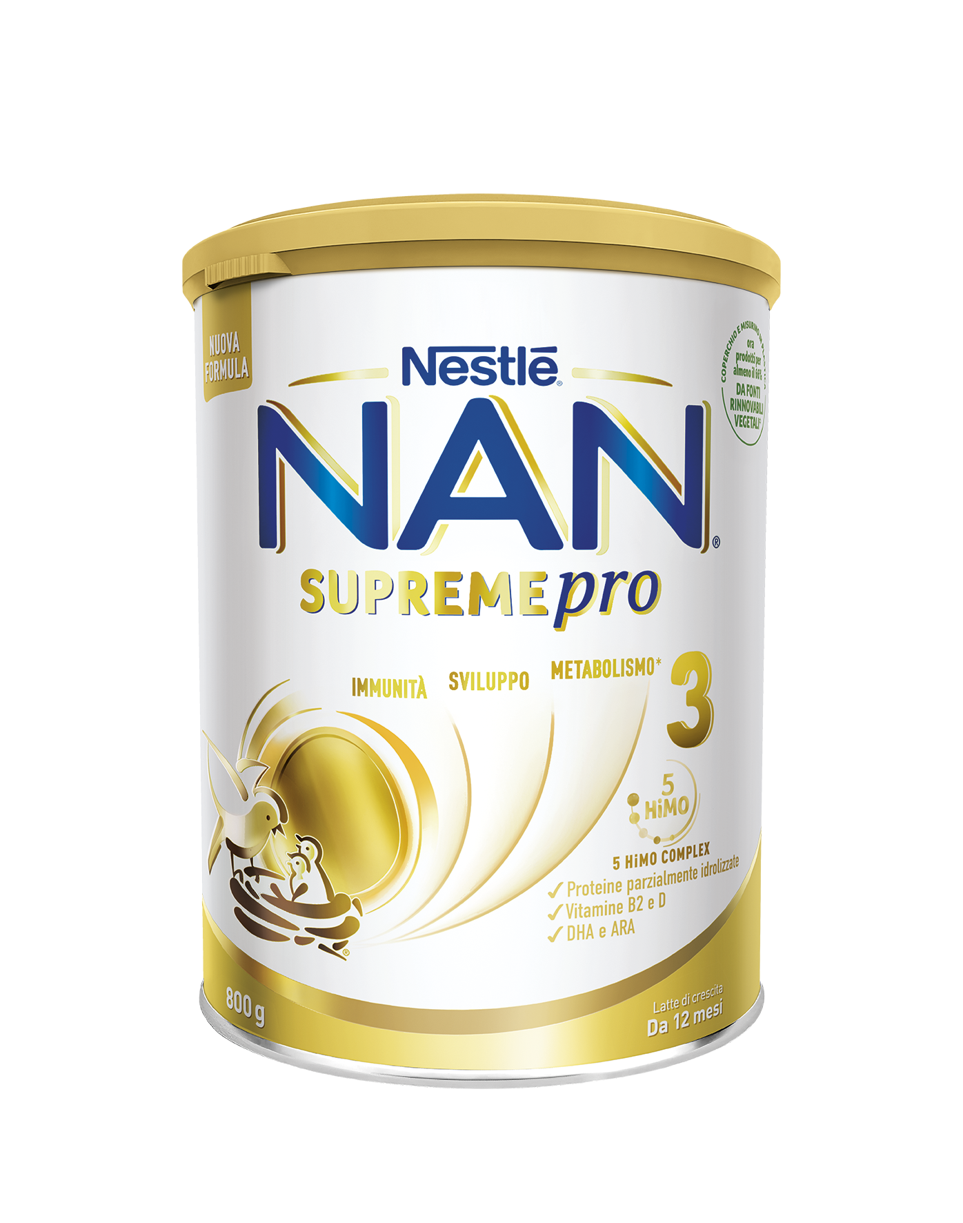 Суха молочна суміш NAN Supreme Pro 3, 800 г - фото 1