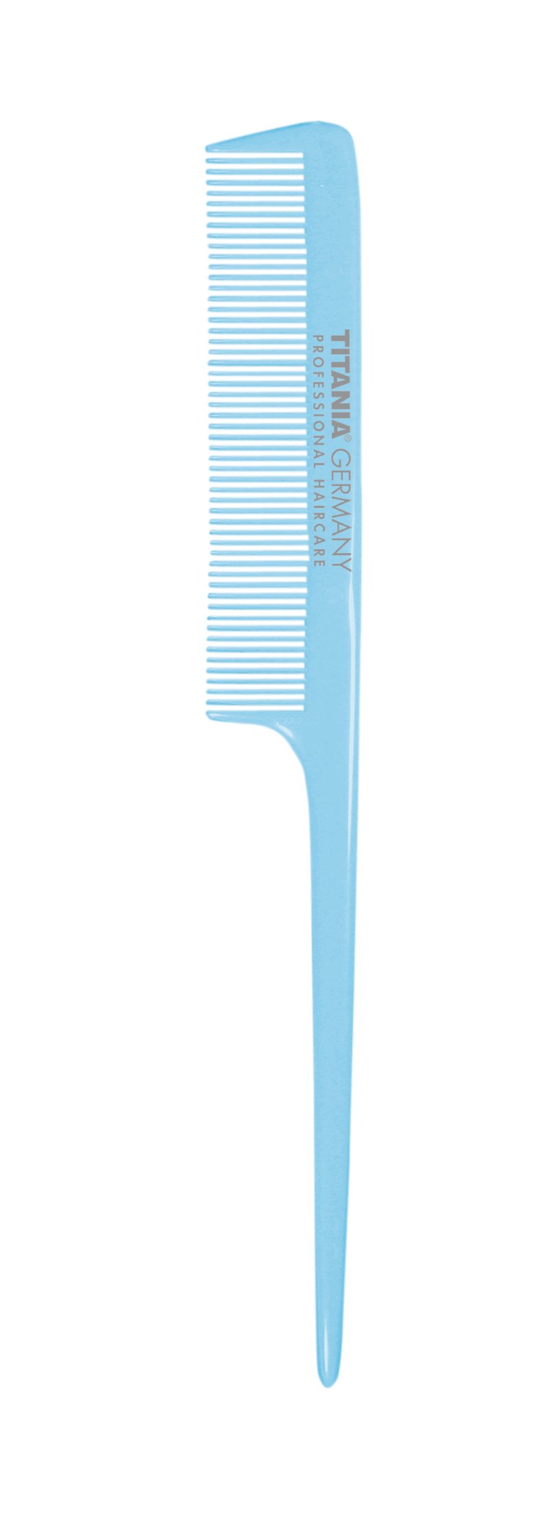 Гребінець-планка Titania з пластиковою ручкою, 20,5 см, синій (1808-6 син) - фото 1