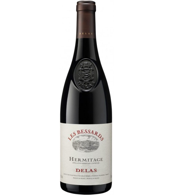 Вино Delas Hermitage Les Bessards AOC, червоне, сухе, 0,75 л - фото 1
