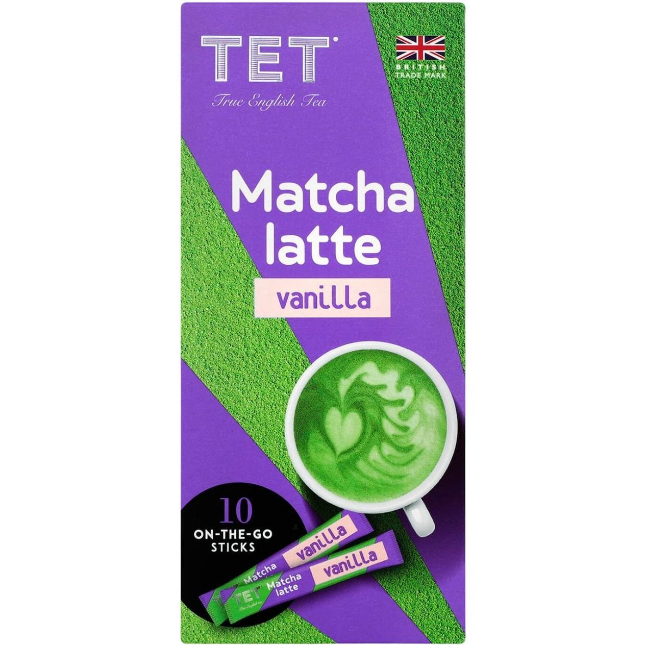 Чай зеленый TET Matcha Latte vanilla, 100 г (10 шт. по 10 г) (842100) - фото 1