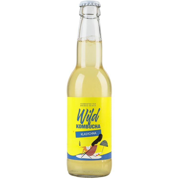 Набір: Комбуча Wild Kombucha Малина 330 мл + Комбуча Wild Kombucha Ройбуш кава 330 мл + Комбуча Wild Kombucha Цитрус 330 мл + Комбуча Wild Kombucha Зелений чай 330 мл + Комбуча Wild Kombucha Класична 330 мл - фото 6