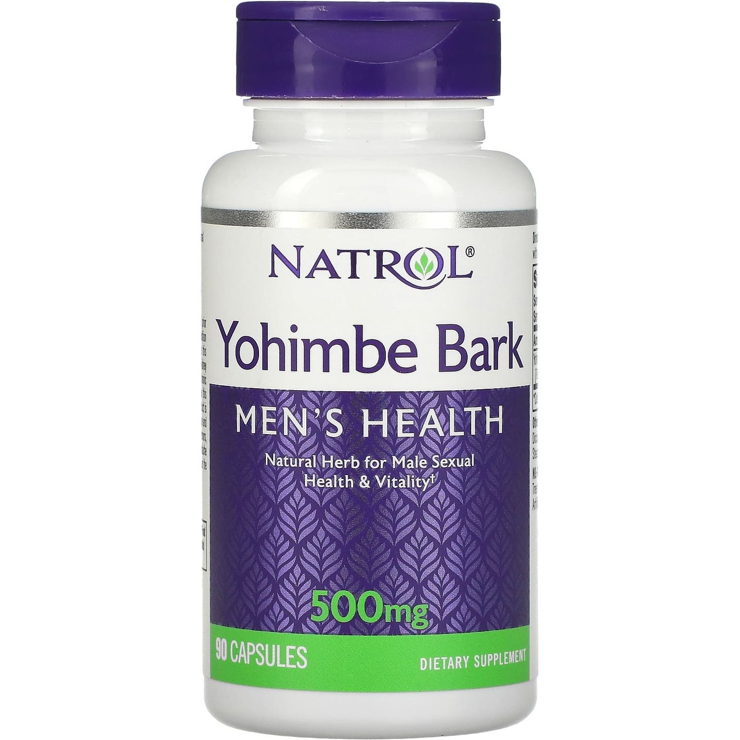 Йохімбе Natrol Men's Health Yohimbe Bark 500 мг 90 капсул - фото 1