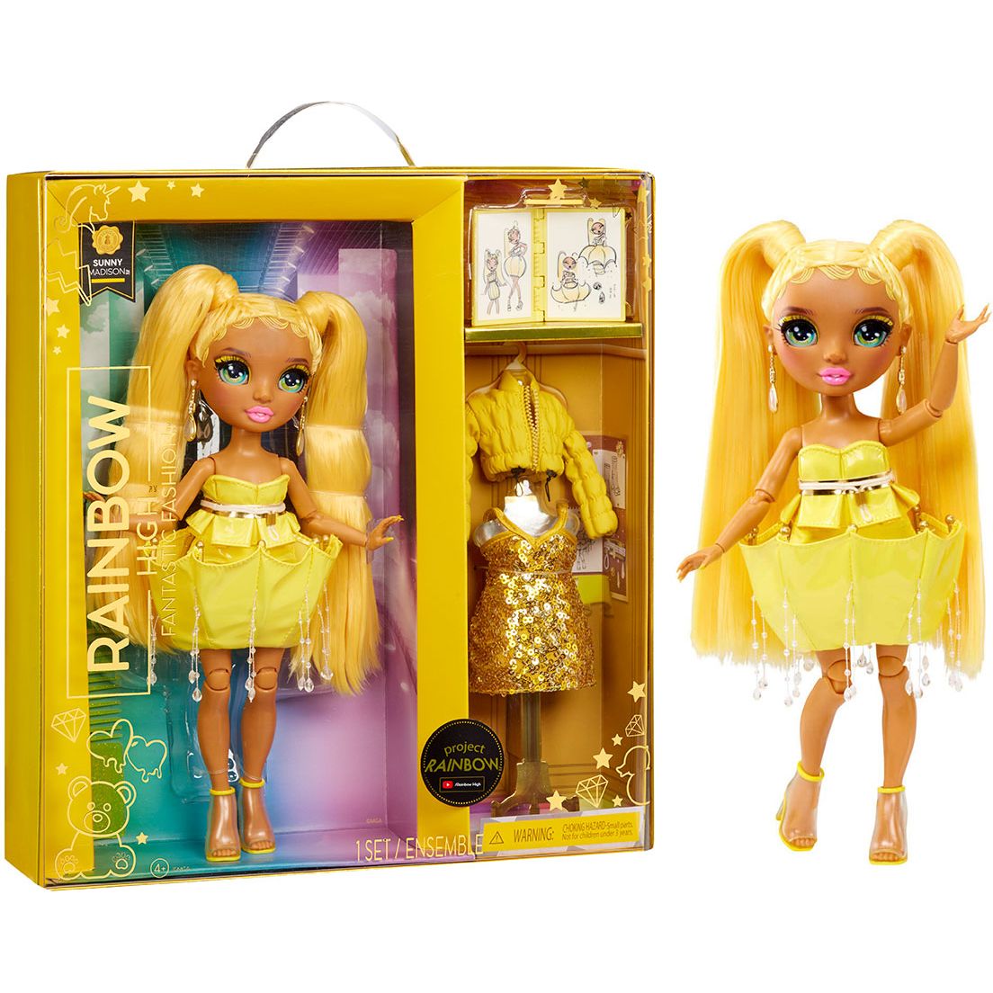 Кукла Rainbow High Fantastic Fashion Санни с аксесуарами (587347) - фото 8
