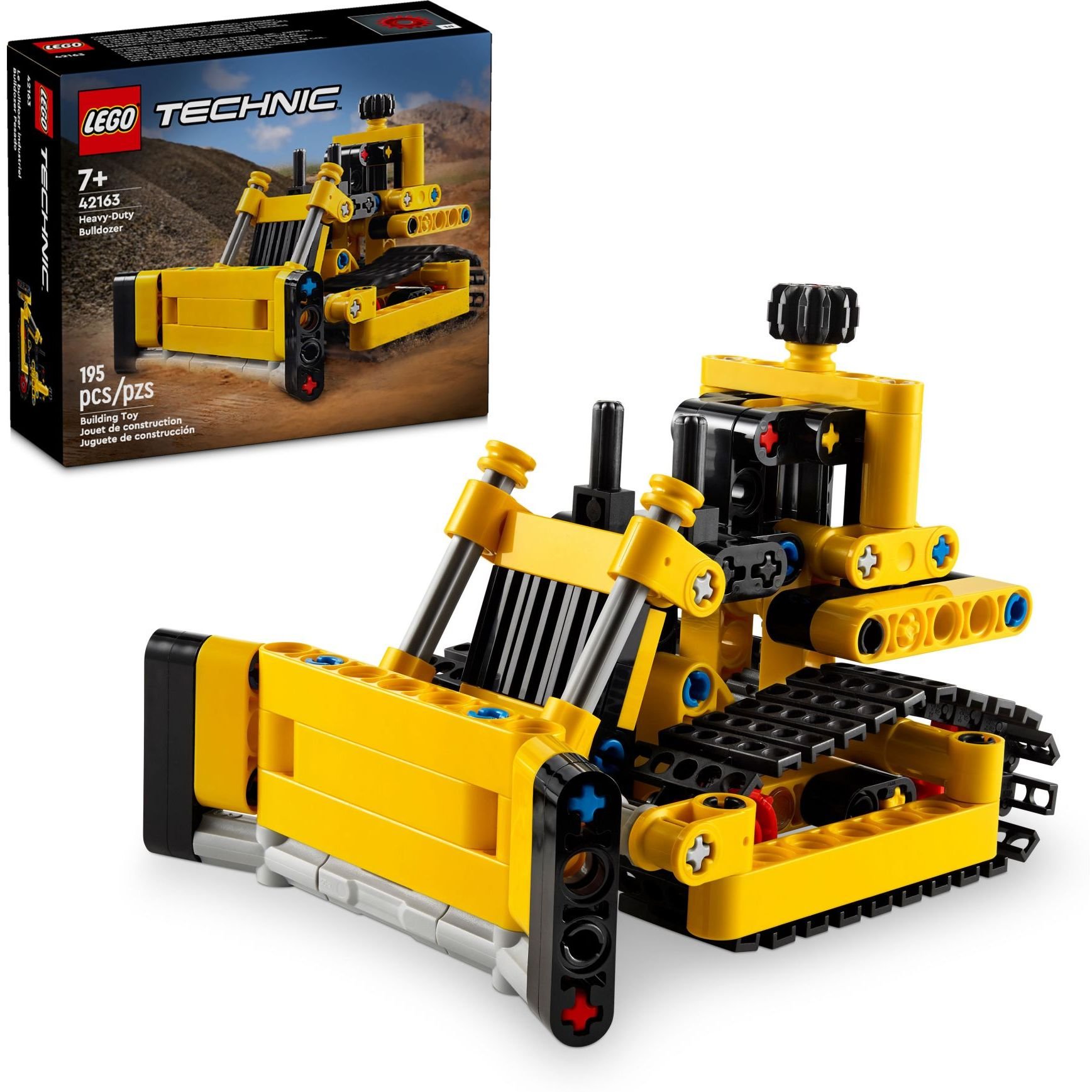 Конструктор LEGO Technic Надпотужний бульдозер 195 деталі (42163) - фото 4