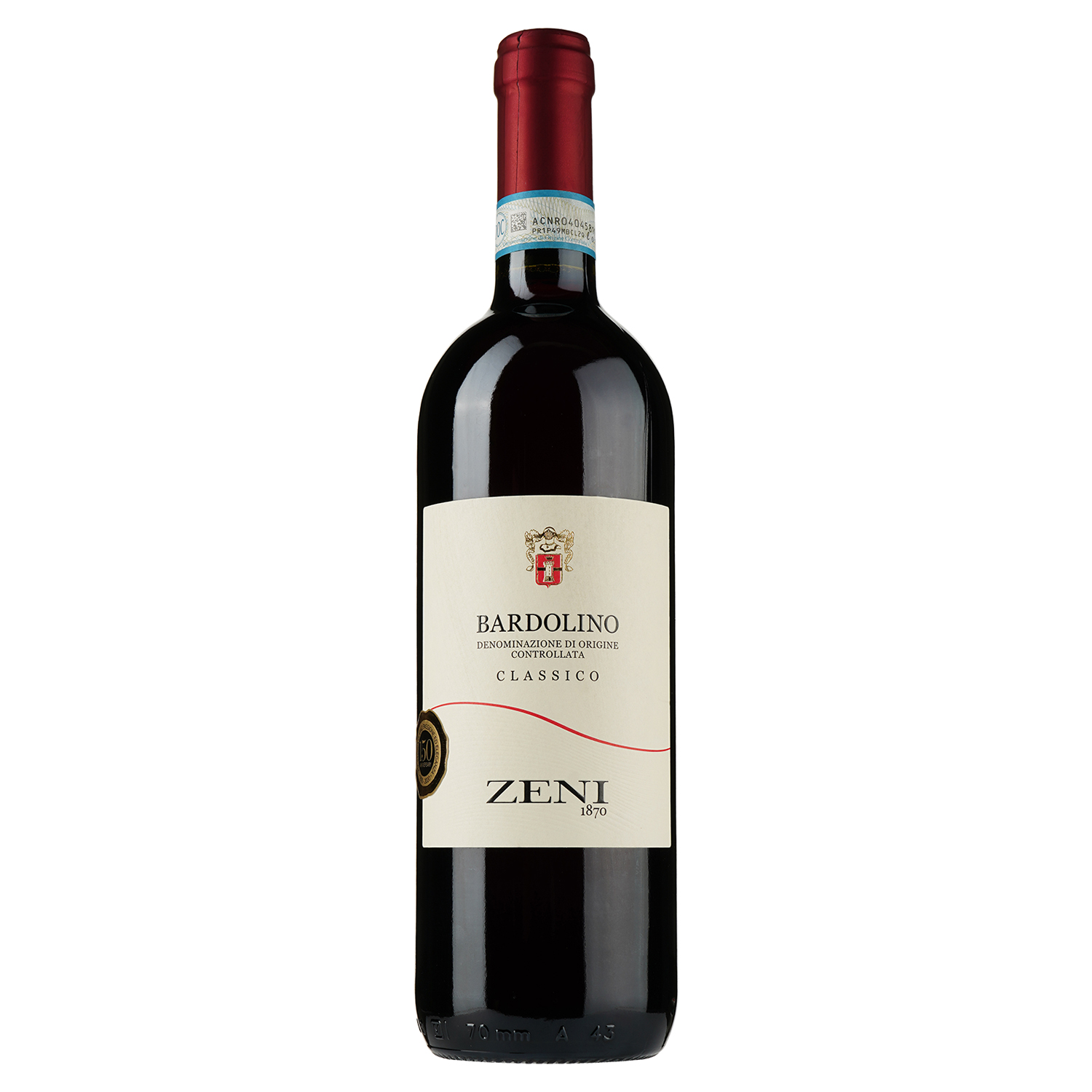 Вино Zeni Bardolino Classico, 12%, 0,75 л - фото 1