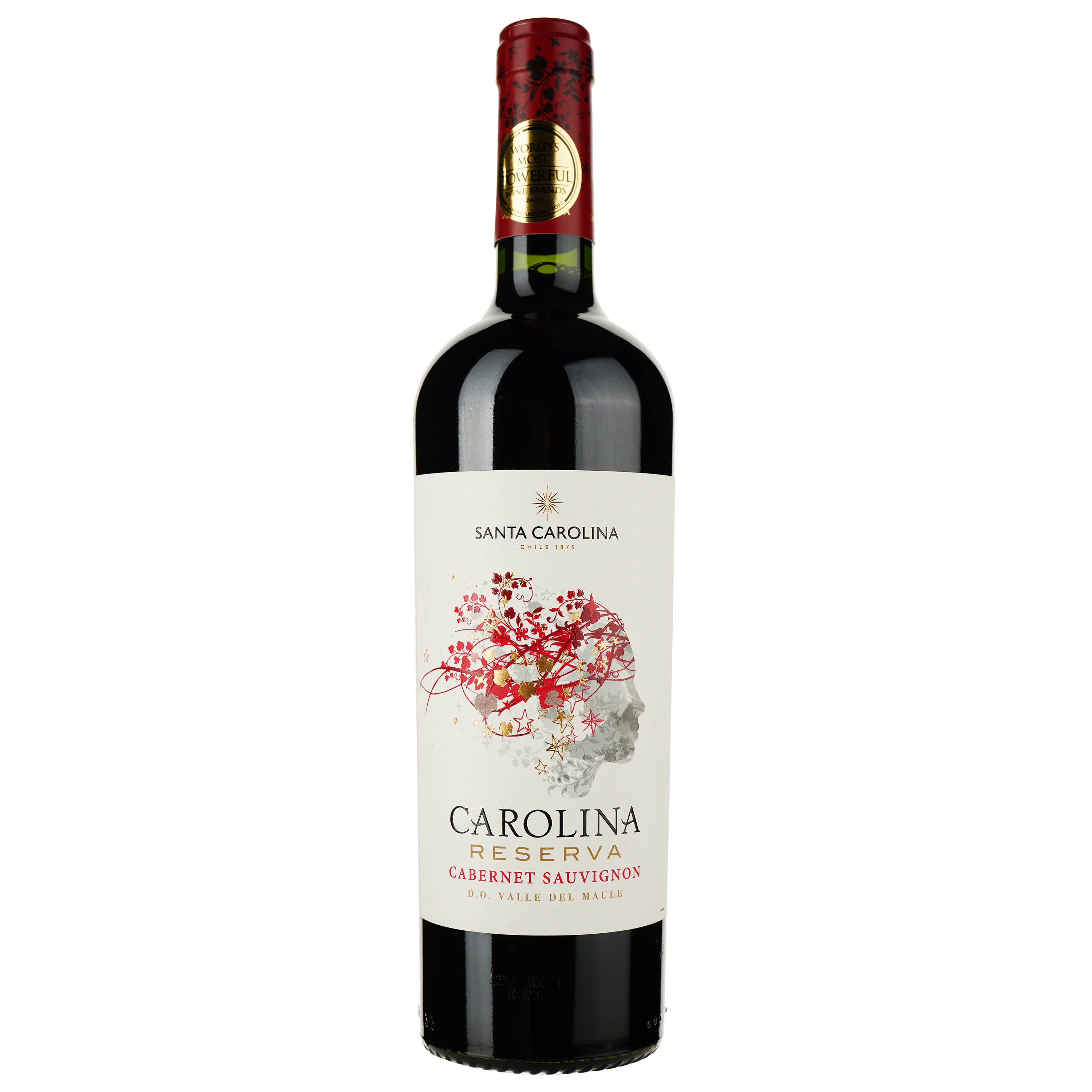 Вино Santa Carolina Reserva Cabernet Sauvignon, червоне, сухе, 0,75 л - фото 1