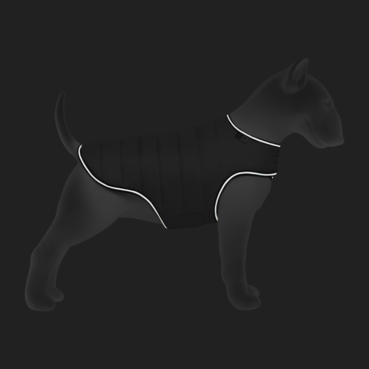 Куртка-накидка для собак AiryVest, S, чорна - фото 4