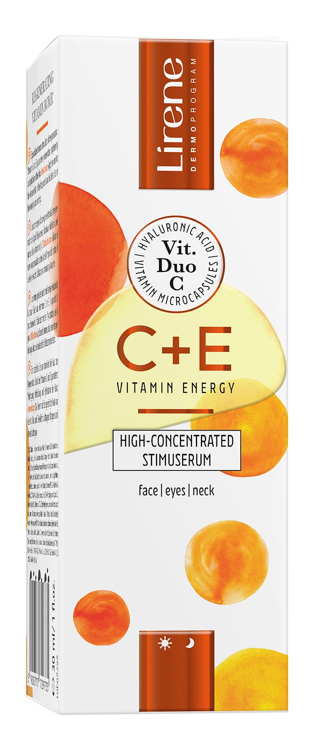 Концентрована сироватка для обличчя Lirene C+E Vitamin Energy Serum 30 мл - фото 2