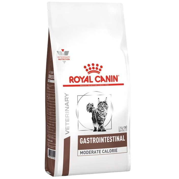 Сухий дієтичний корм для кішок Royal Canin Gastrointestinal Moderate Calorie при порушенні травлення зі зниженим вмістом калорій, 4 кг (4008040) - фото 1