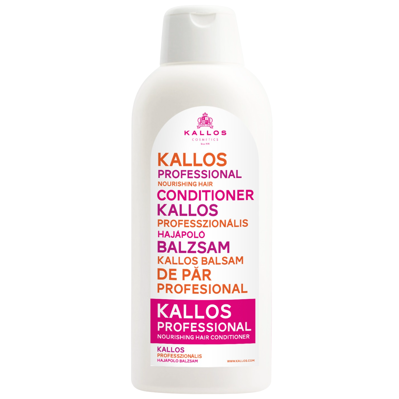 Кондиціонер для пошкодженого волосся Kallos Cosmetics Nourishing Conditioner живильний, 1 л - фото 1