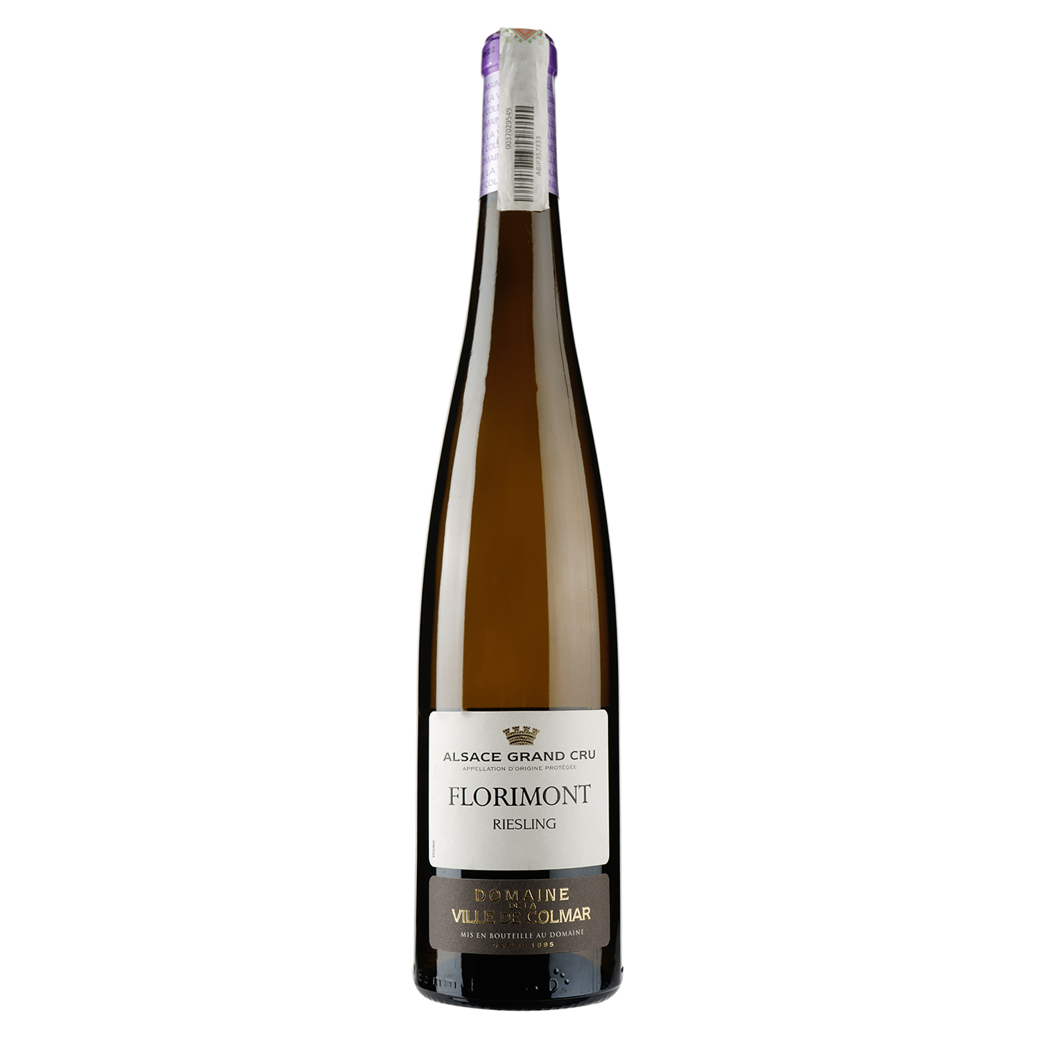Вино Domaine de la Ville de Colmar Riesling Grand Cru Florimont Alsace, белое, полусухое, 12,5%, 0,75 л - фото 1
