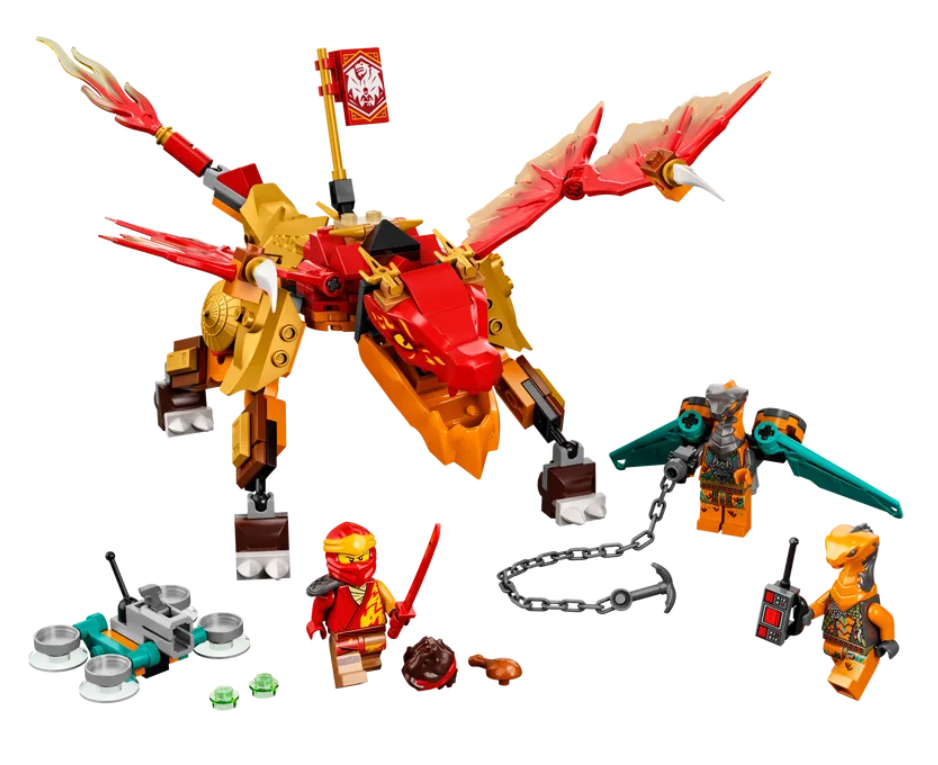 Конструктор LEGO Ninjago Огненный дракон ЭВО Кая, 204 деталей (71762) - фото 4