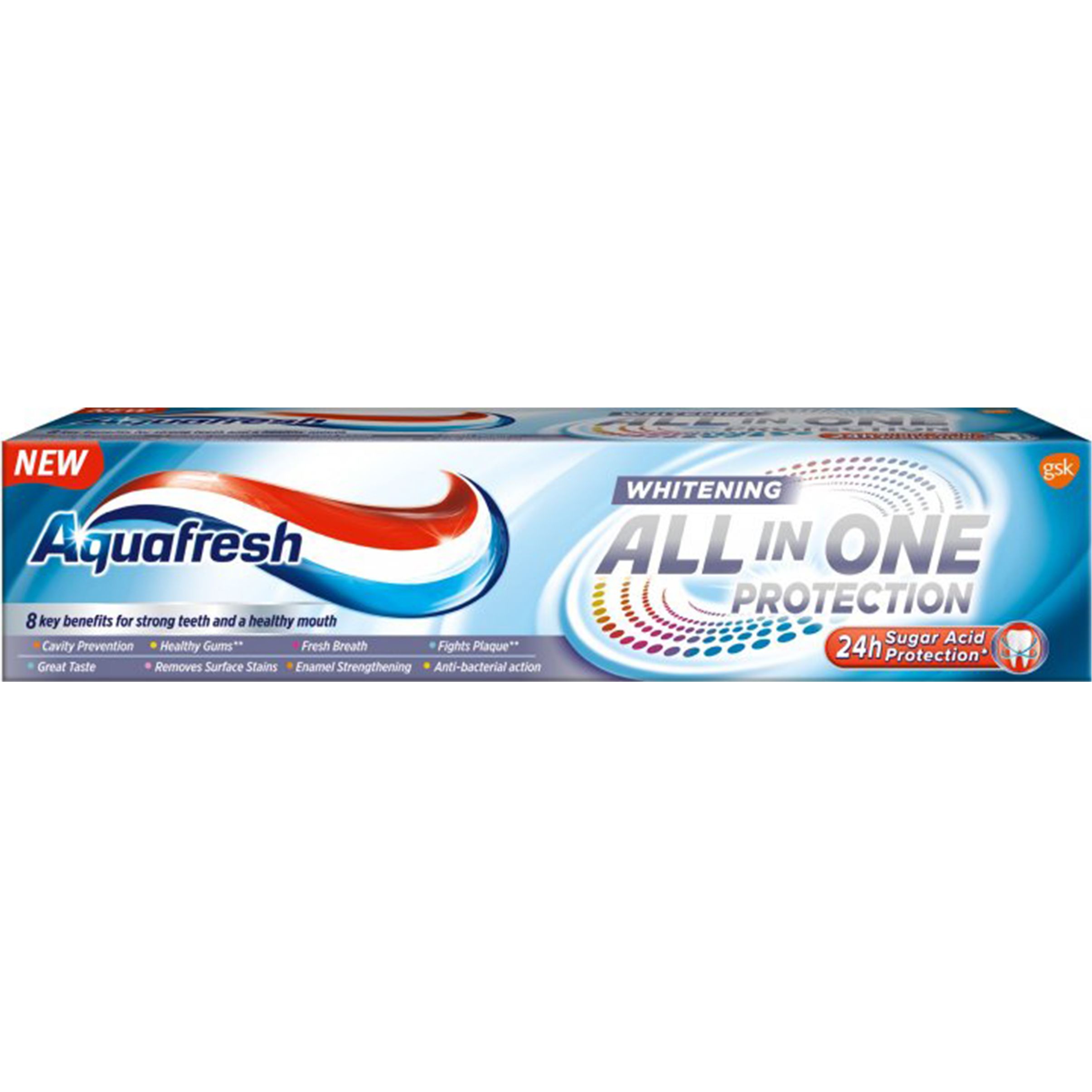 Зубная паста Aquafresh All in One Отбеливающая 100 мл - фото 1