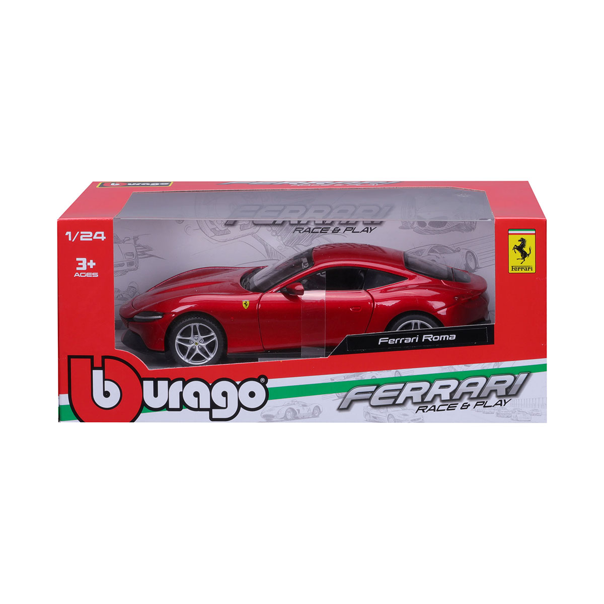Автомодель Bburago Ferrari Roma 1:24 в ассортименте (18-26029) - фото 9