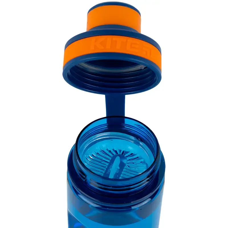 Бутылочка для воды Kite Hot Wheels HW24-397, 500 мл синяя (HW24-397) - фото 4