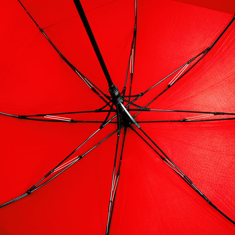 Велика парасолька-тростина Line art Family, червоний (45300-5) - фото 8