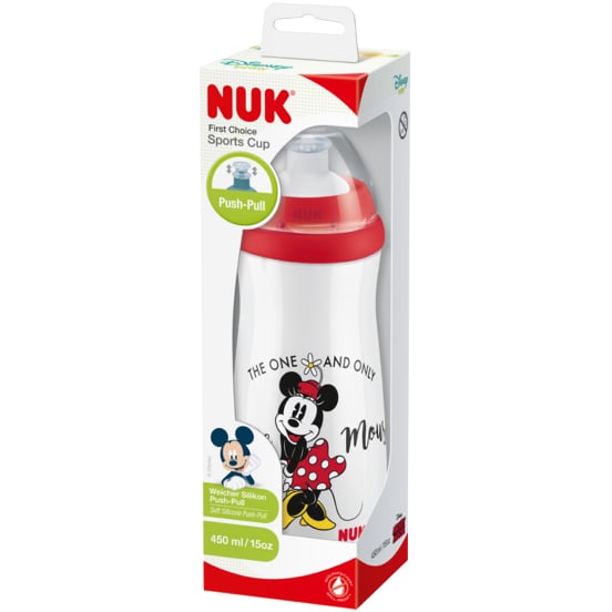 Поильник Nuk Disney Mickey Sport, белый с красным, 450 мл (3952508) - фото 2