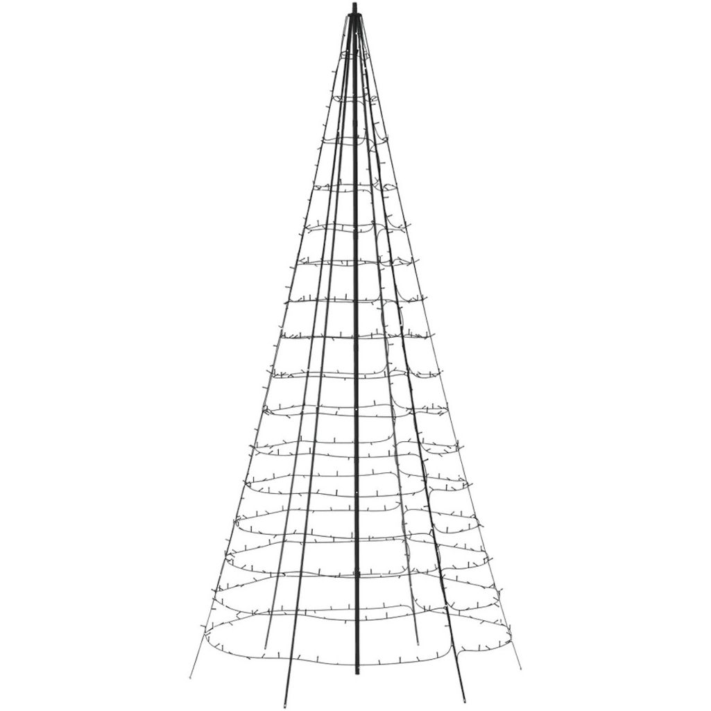 Гірлянда Twinkly Smart LED Light Tree RGBW 450 Gen II IP44 висота 3 м (TWP500SPP-BEU) - фото 3