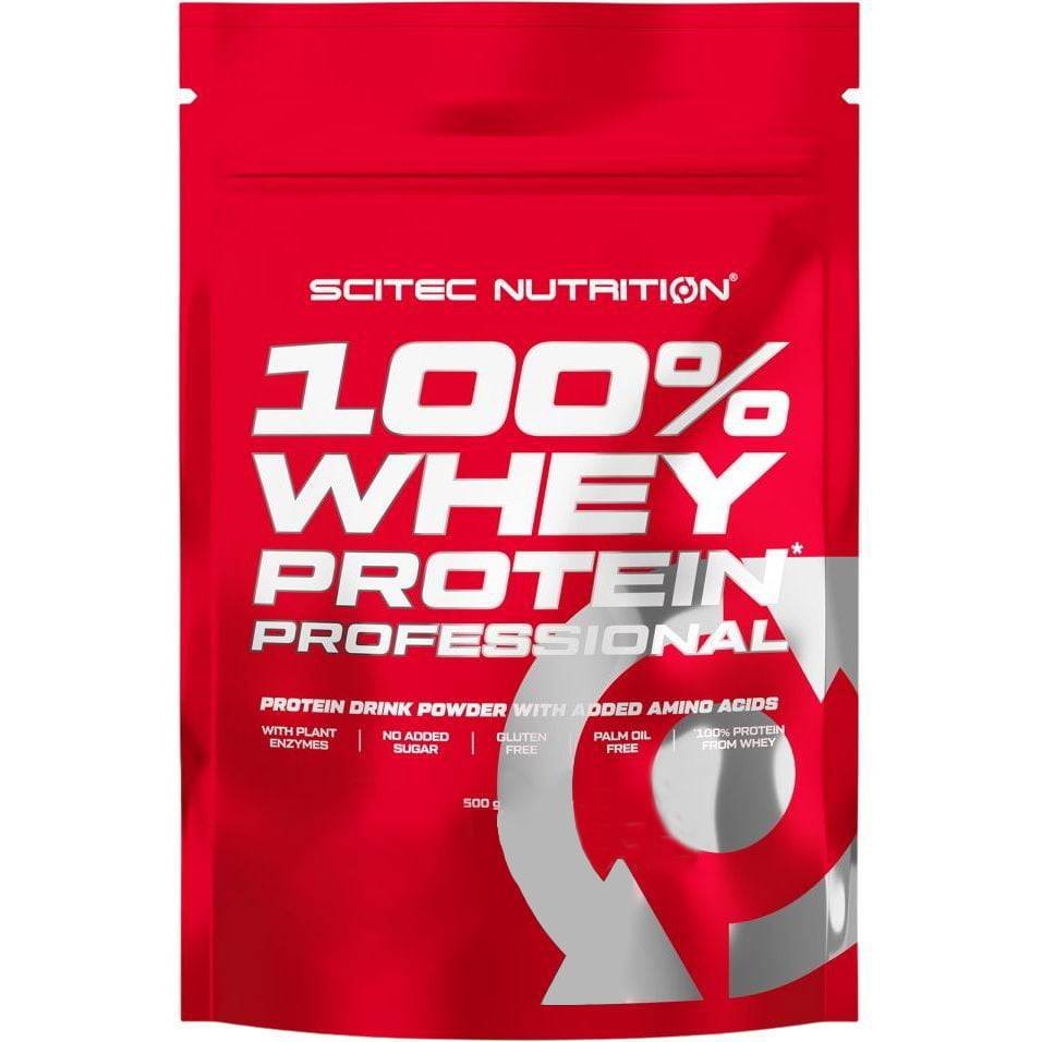 Протеин Scitec Nutrition Whey Protein Proffessional Strawberry White Chocolate 500 г - фото 1