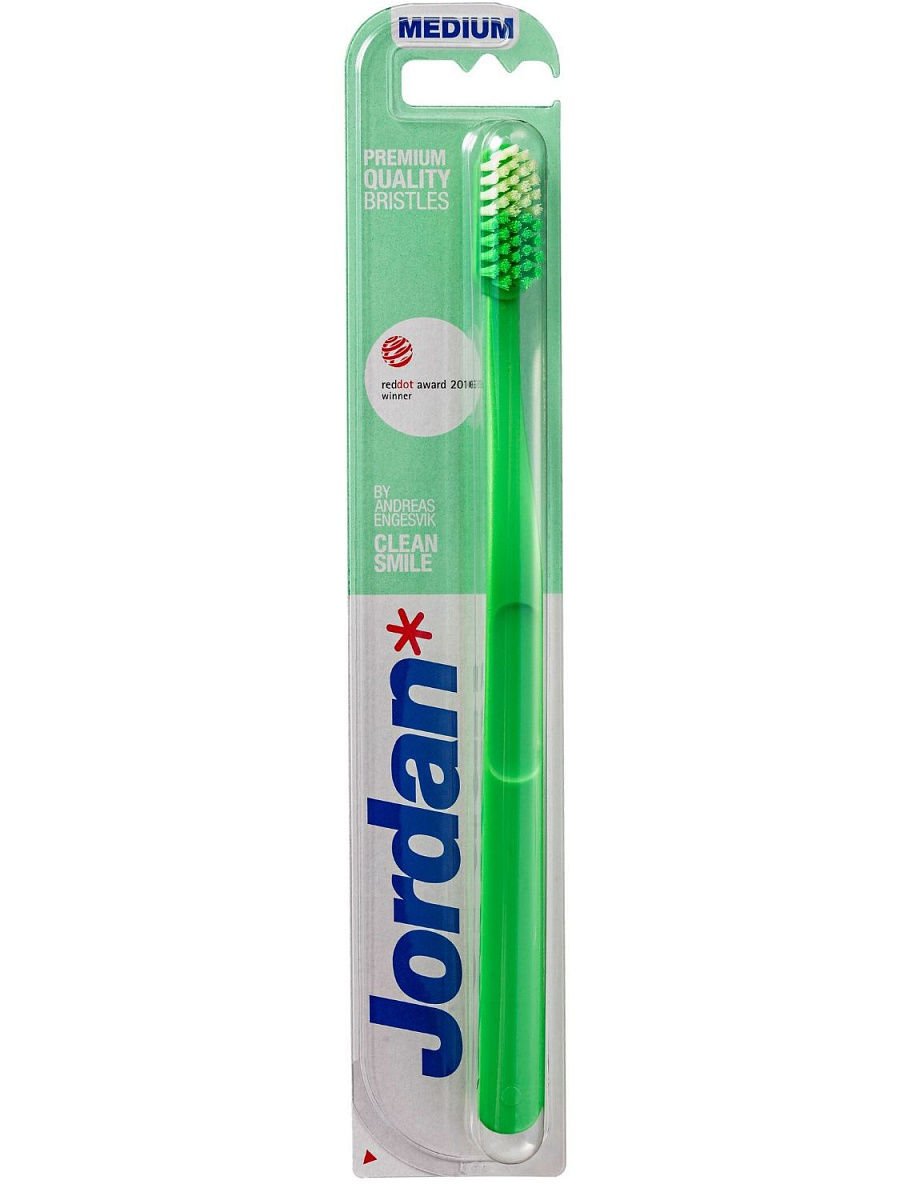 Зубна щітка Jordan Clean Smile, зелений - фото 1