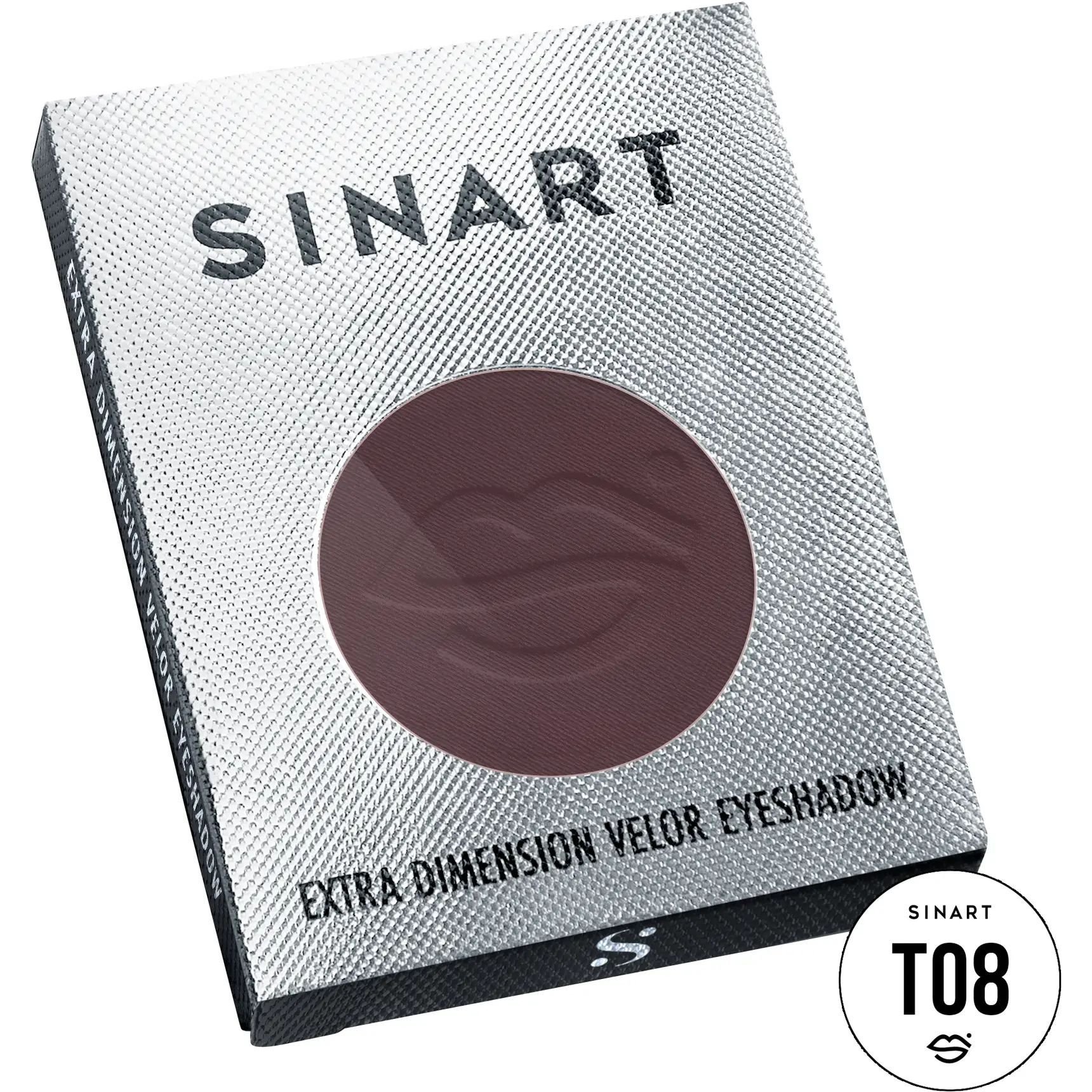 Пресовані тіні для повік Sinart T08 Extra Dimension Velor Eyeshadow - фото 3