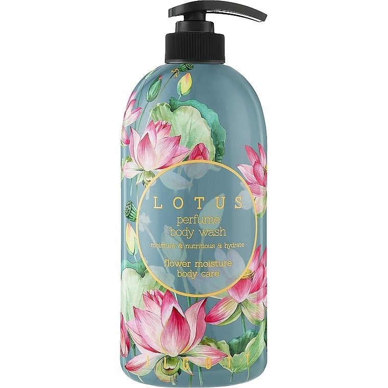Гель для душу Jigott Лотос Lotus Perfume Body Wash, 750 мл - фото 1