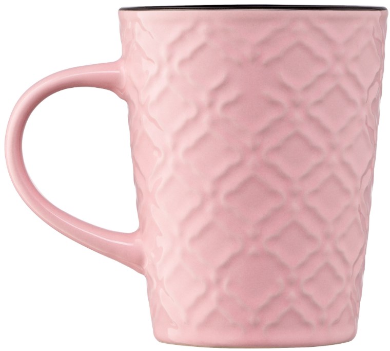 Чашка Ardesto Relief, 320 мл, розовый (AR3474P) - фото 4