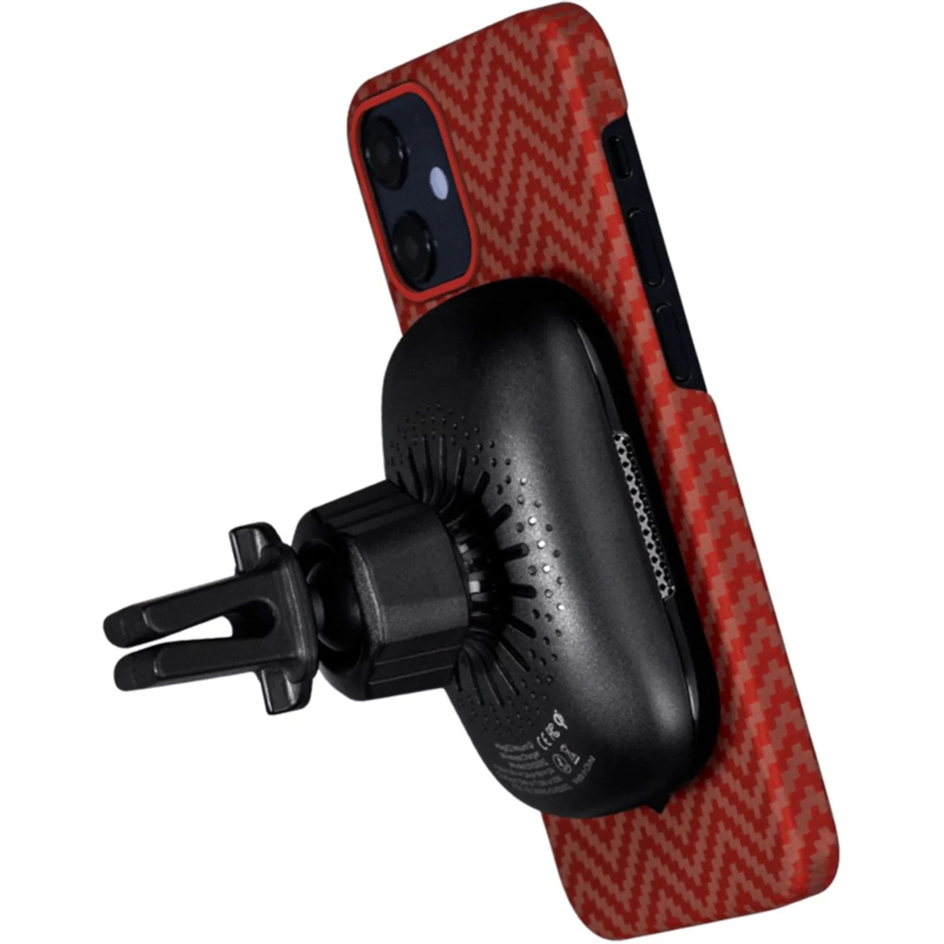 Чохол-накладка Pitaka MagEZ Case Herringbone Red/Orange для iPhone 12 mini - фото 6