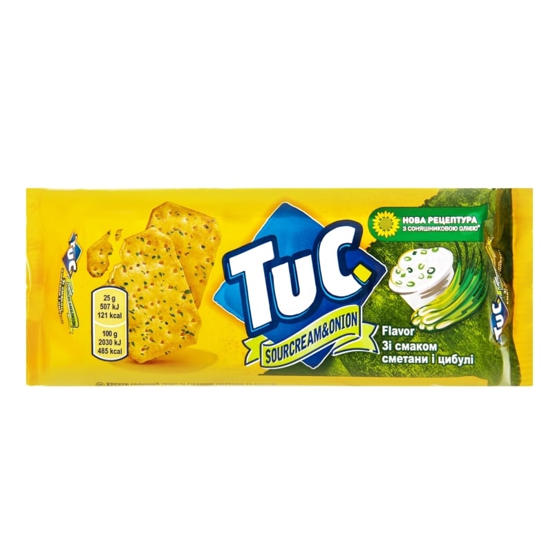 Крекер Tuc соленый со сметаной и луком 100 г (542720) - фото 1