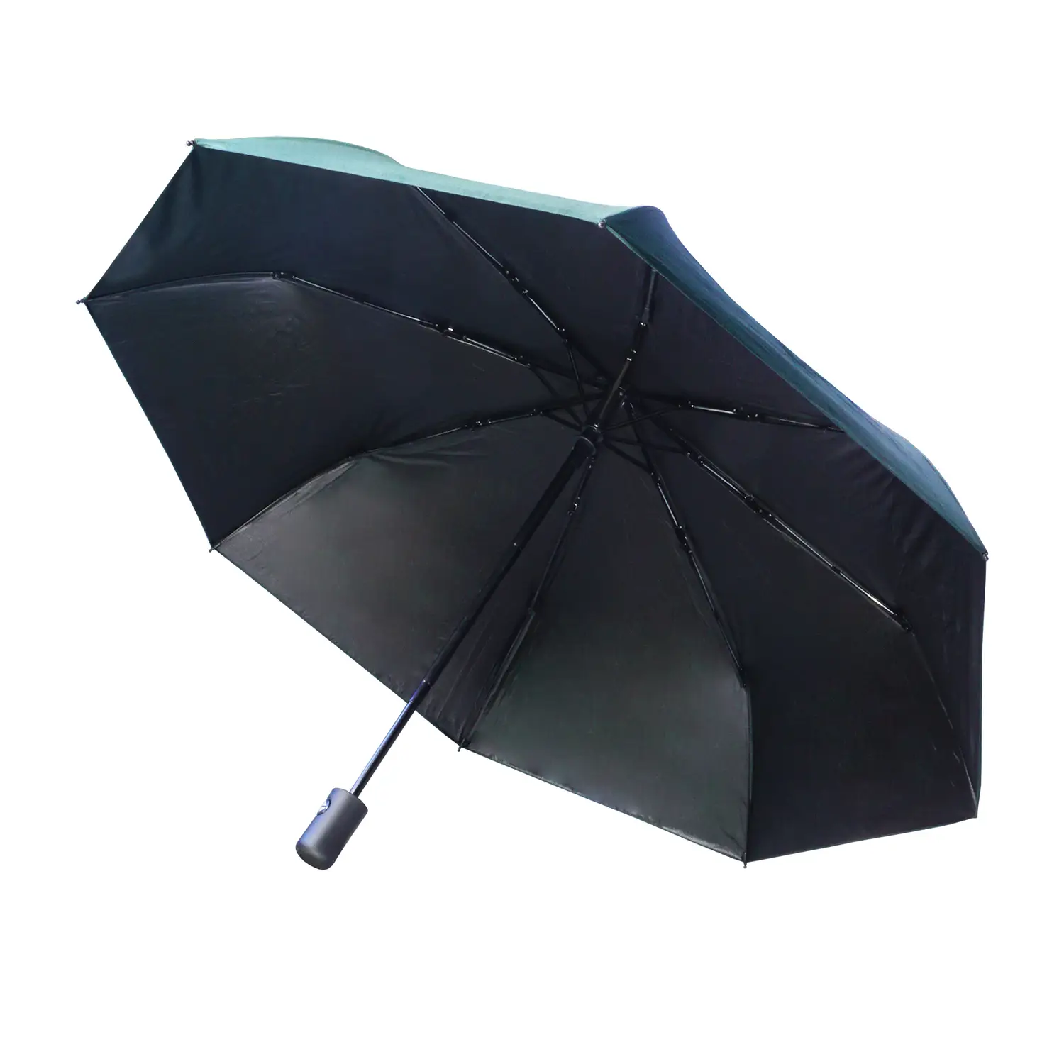 Зонт Supretto компактный складной UV автоматический, зеленый (71080001) - фото 2
