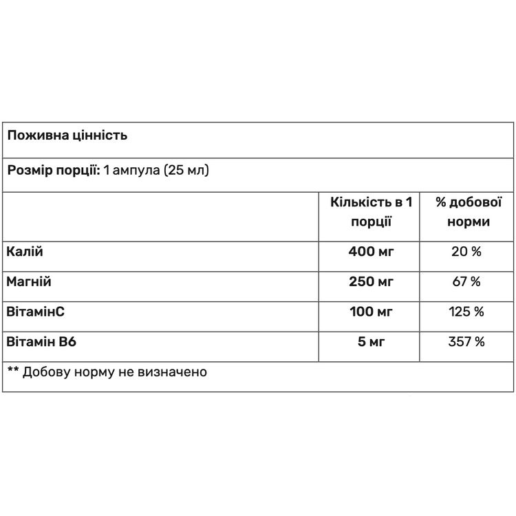 Магній + Калій Amix Magnesium liquid Plus ананас 20 x 25 мл - фото 3