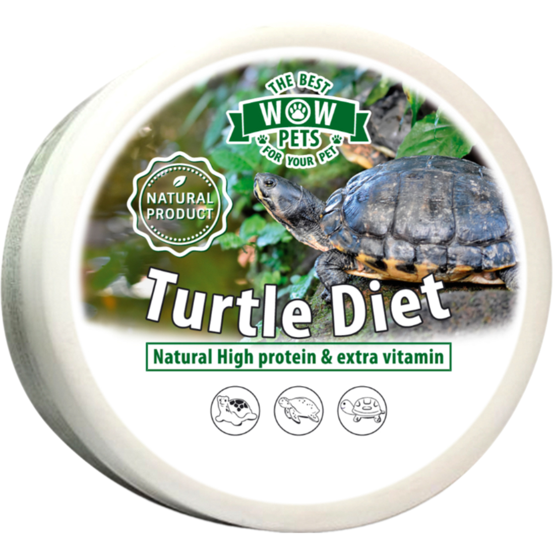 Корм для черепах Wow Pets Turtle Diet палочки 90 г - фото 1