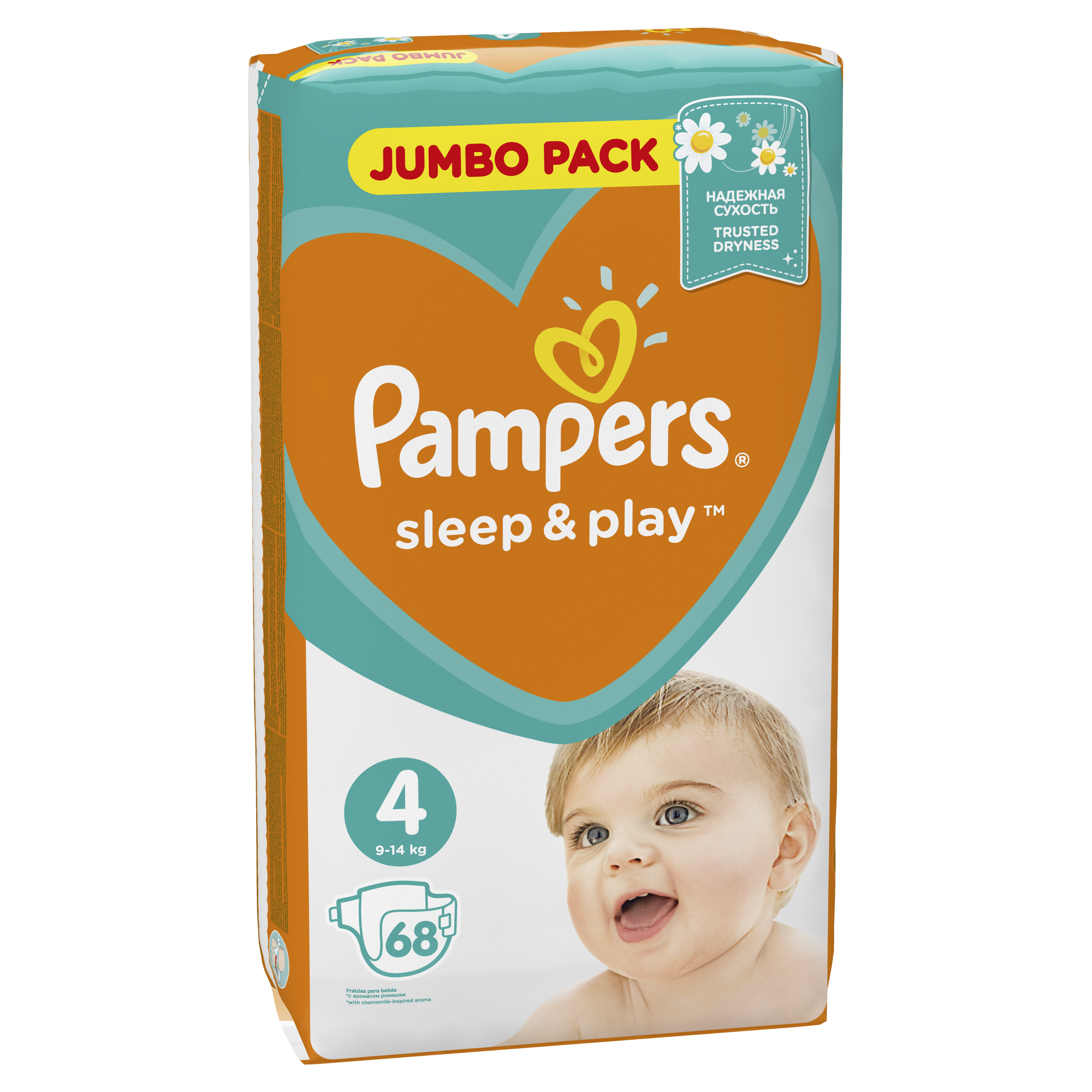 Підгузки Pampers Sleep&Play 4 (9-14 кг), 68 шт. - фото 3