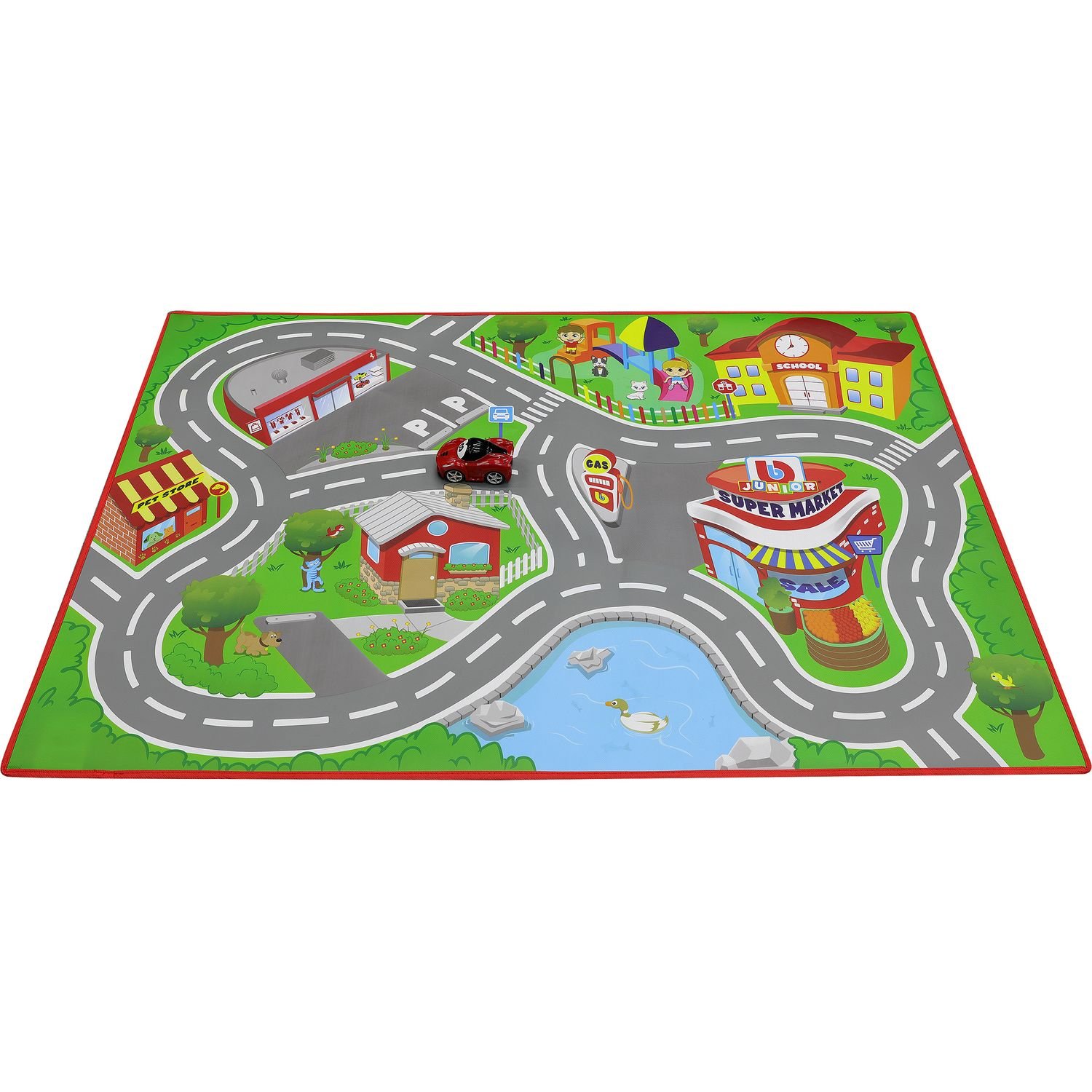 Ігровий набір Bb Junior LaFerrari Junior City Playmat (16-85007) - фото 1