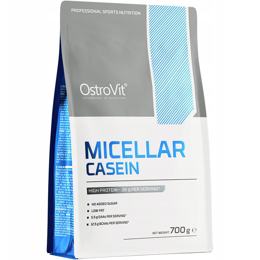 Протеїн OstroVit Micellar Casein Strawberry 700 г - фото 1