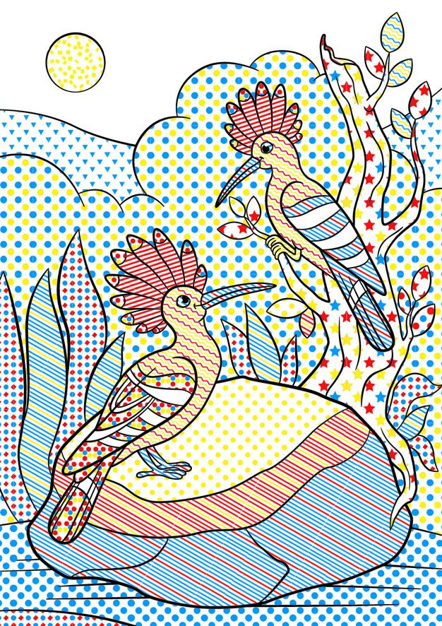 Волшебная водная раскраска Кристал Бук Птицы, 8 страниц (F00024249) - фото 3