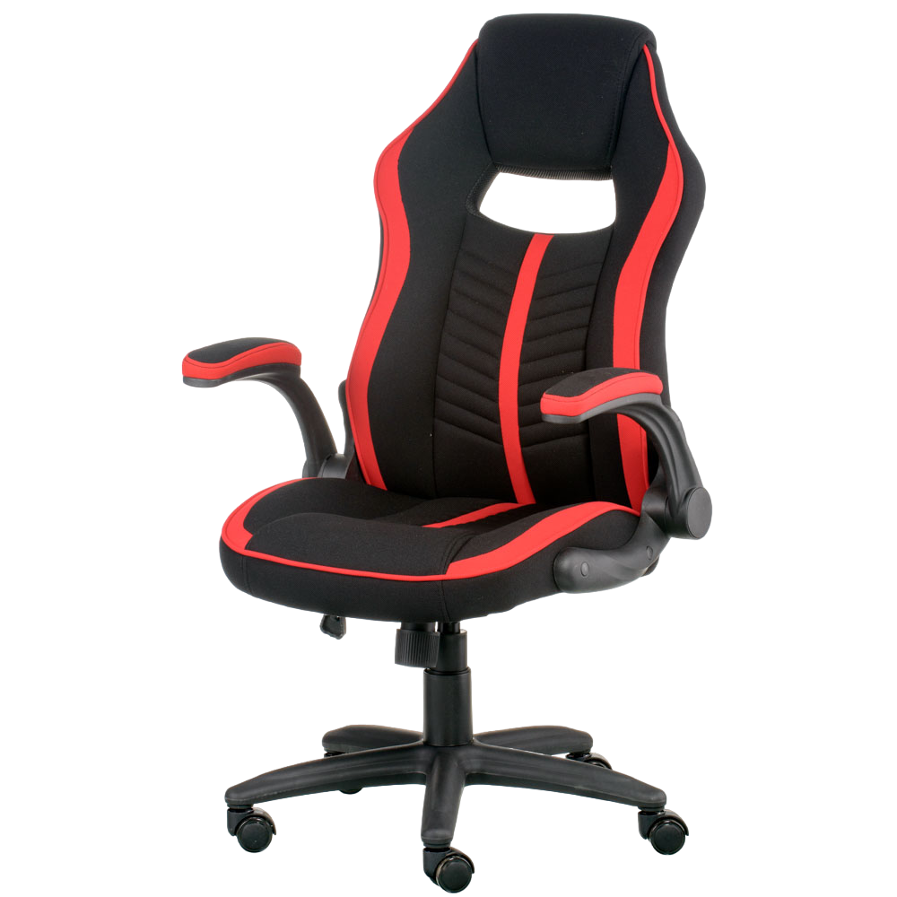 Офісне крісло Special4you Prime чорне з червоним (E5555) - фото 1