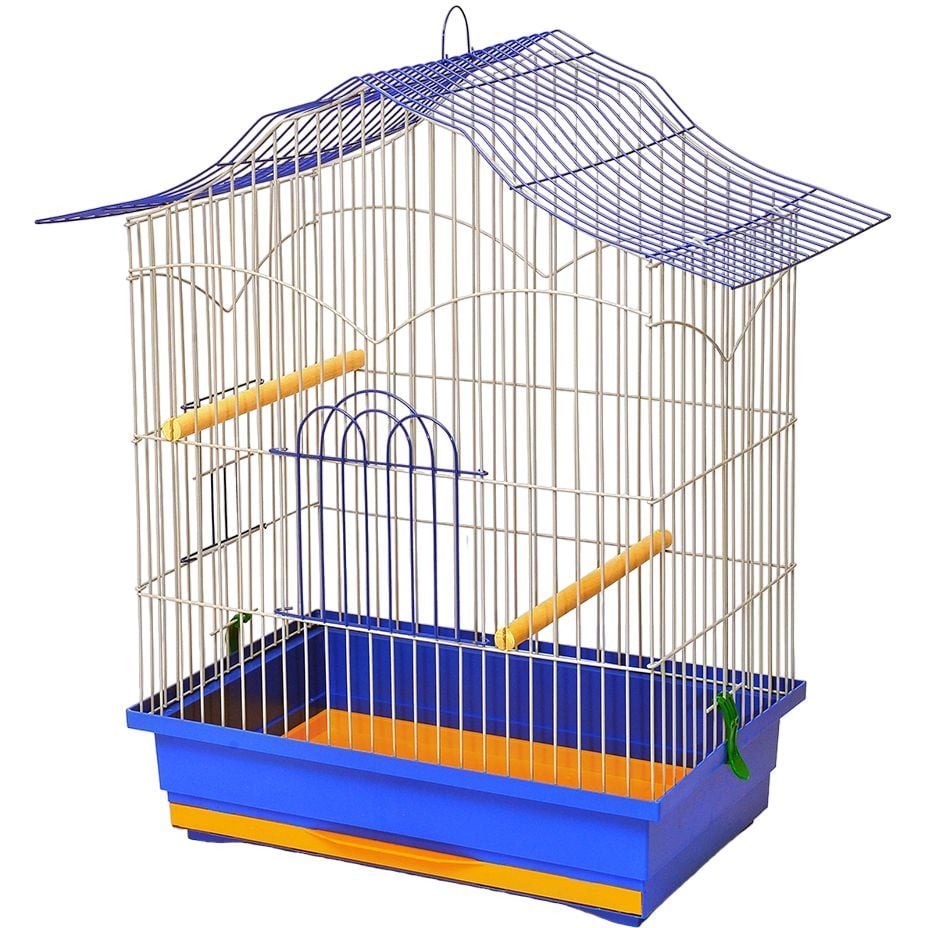 Клітка для птахів Лорі Корела, цинк, 47х30х62 см, в ассортименті - фото 2