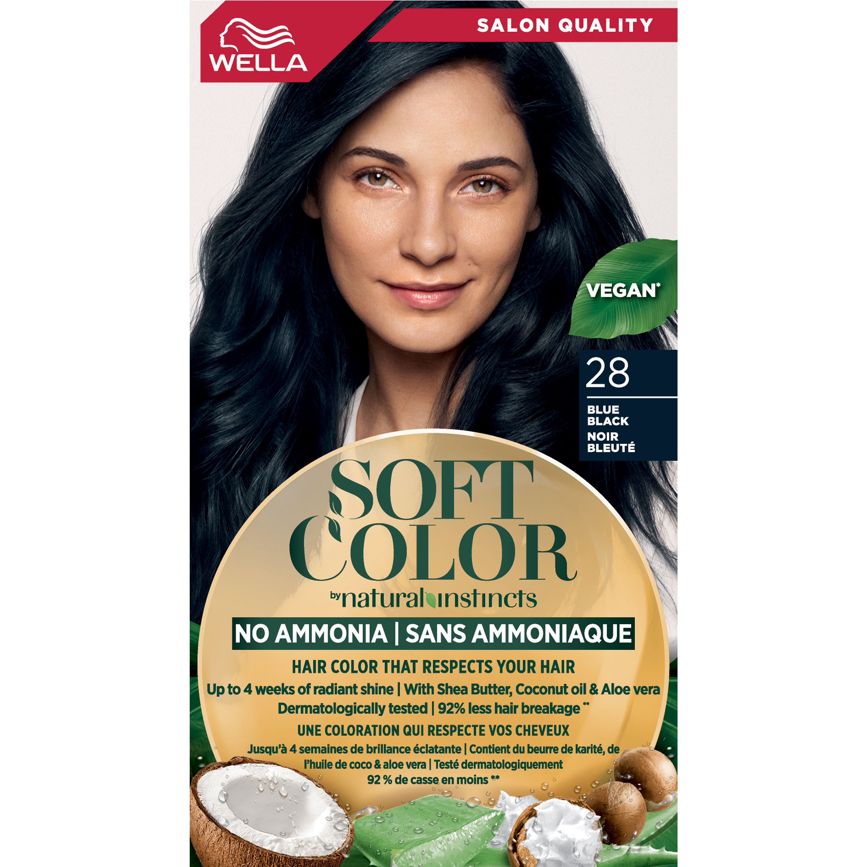 Фарба для волосся Wella Soft Color відтінок 28 Синяво-чорний (3614228865876) - фото 1